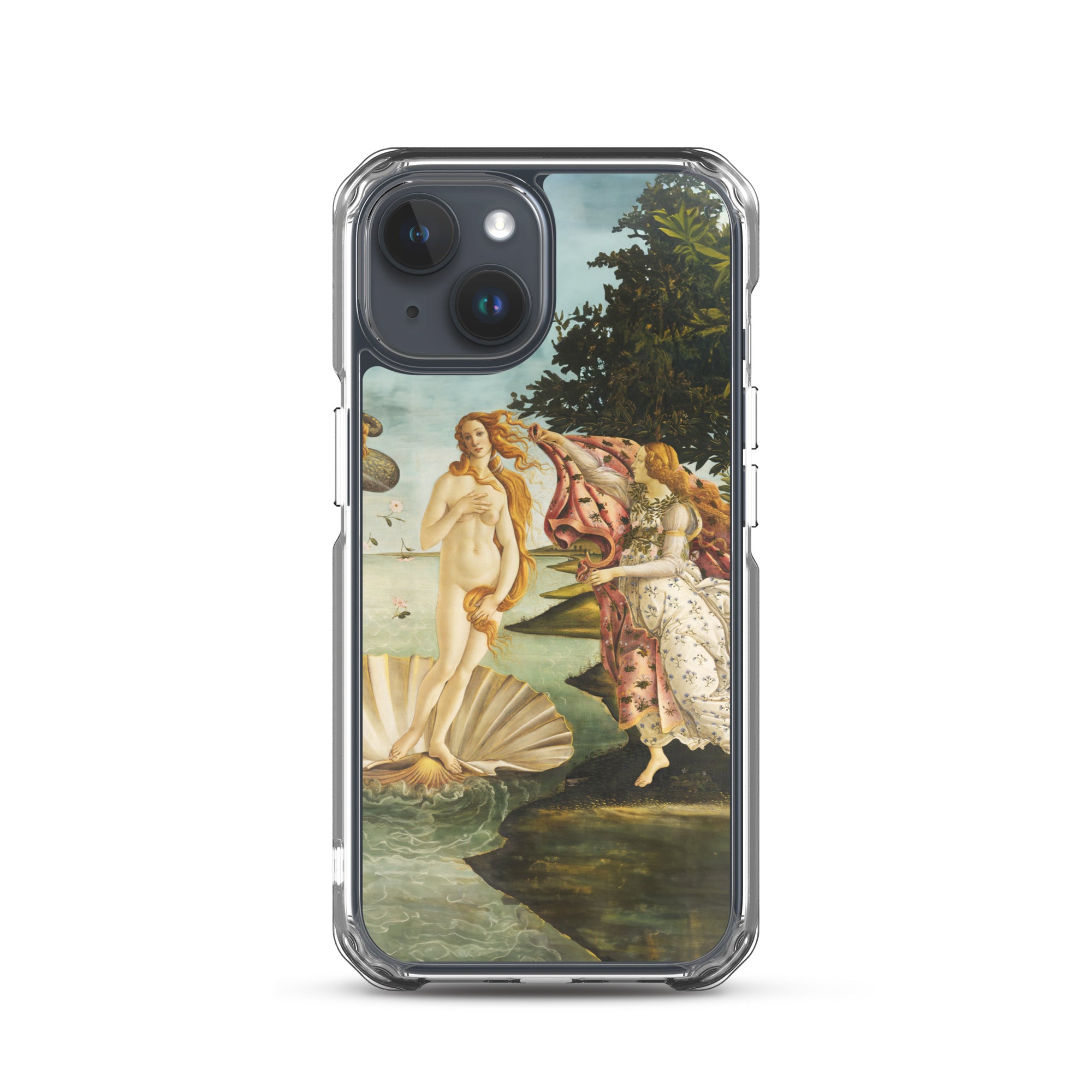 Sandro Botticellis berühmtes Gemälde „Die Geburt der Venus“ – iPhone®-Hülle | Transparente Kunsthülle für iPhone®