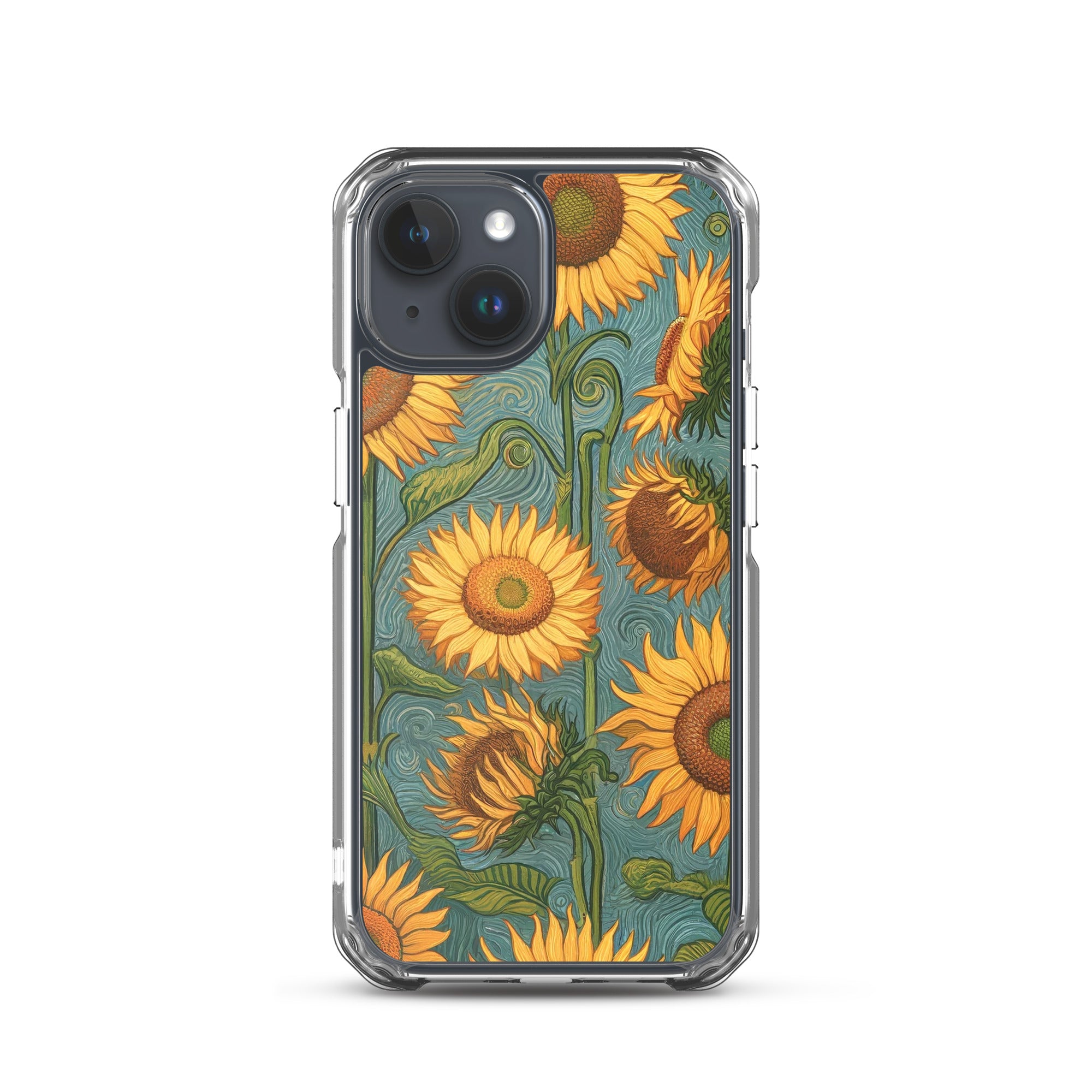 Vincent van Goghs berühmtes Gemälde „Sonnenblumen“ – iPhone®-Hülle | Transparente Kunsthülle für iPhone®