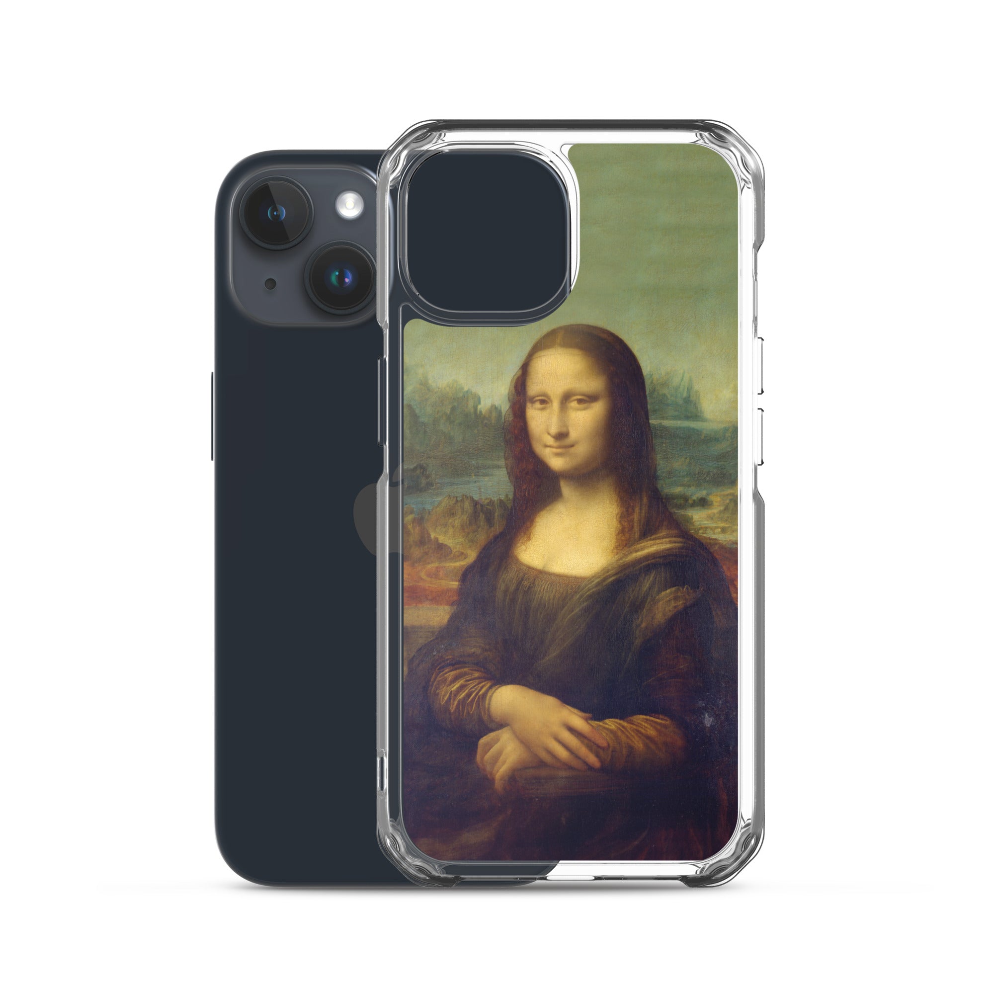 Leonardo da Vinci 'Mona Lisa' Famous Painting iPhone® Case | Clear Art Case for iPhone®