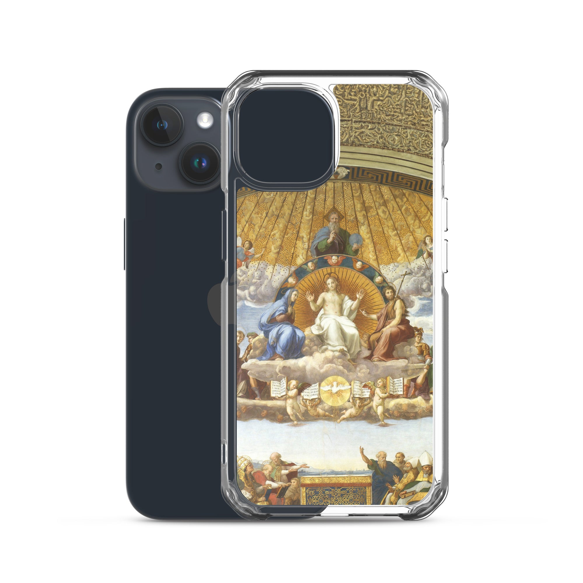 Raphael 'Disputation of the Holy Sacrament' Famous Painting iPhone® Case | Clear Art Case for iPhone®