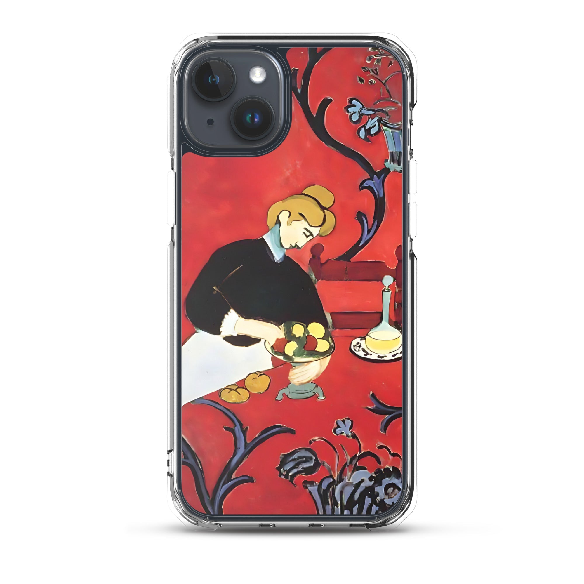 Henri Matisse „Das rote Zimmer“ – berühmtes Gemälde – iPhone®-Hülle | Transparente Kunsthülle für iPhone®