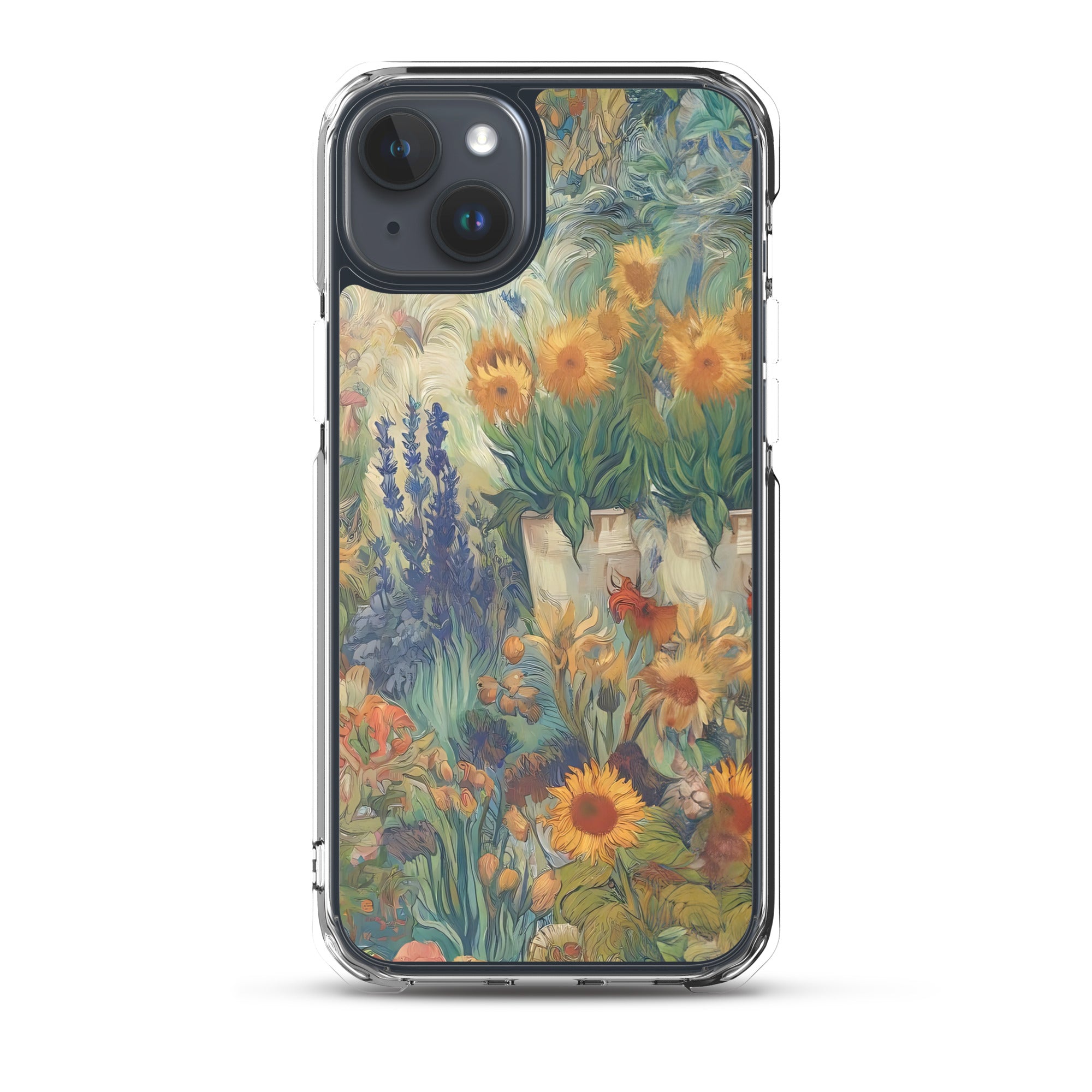 Vincent van Goghs berühmtes Gemälde „Garten in Arles“ – iPhone®-Hülle | Transparente Kunsthülle für iPhone®