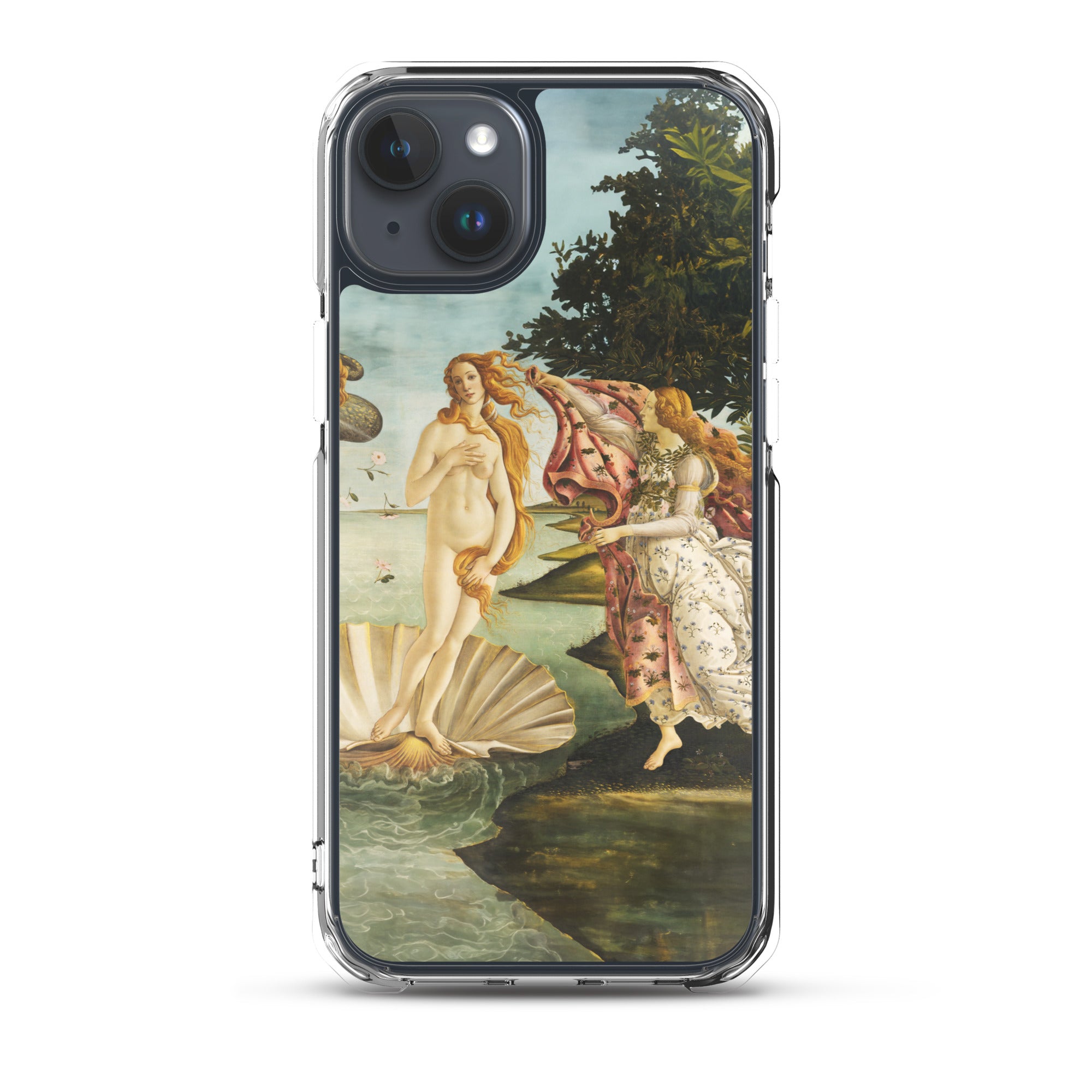 Sandro Botticellis berühmtes Gemälde „Die Geburt der Venus“ – iPhone®-Hülle | Transparente Kunsthülle für iPhone®