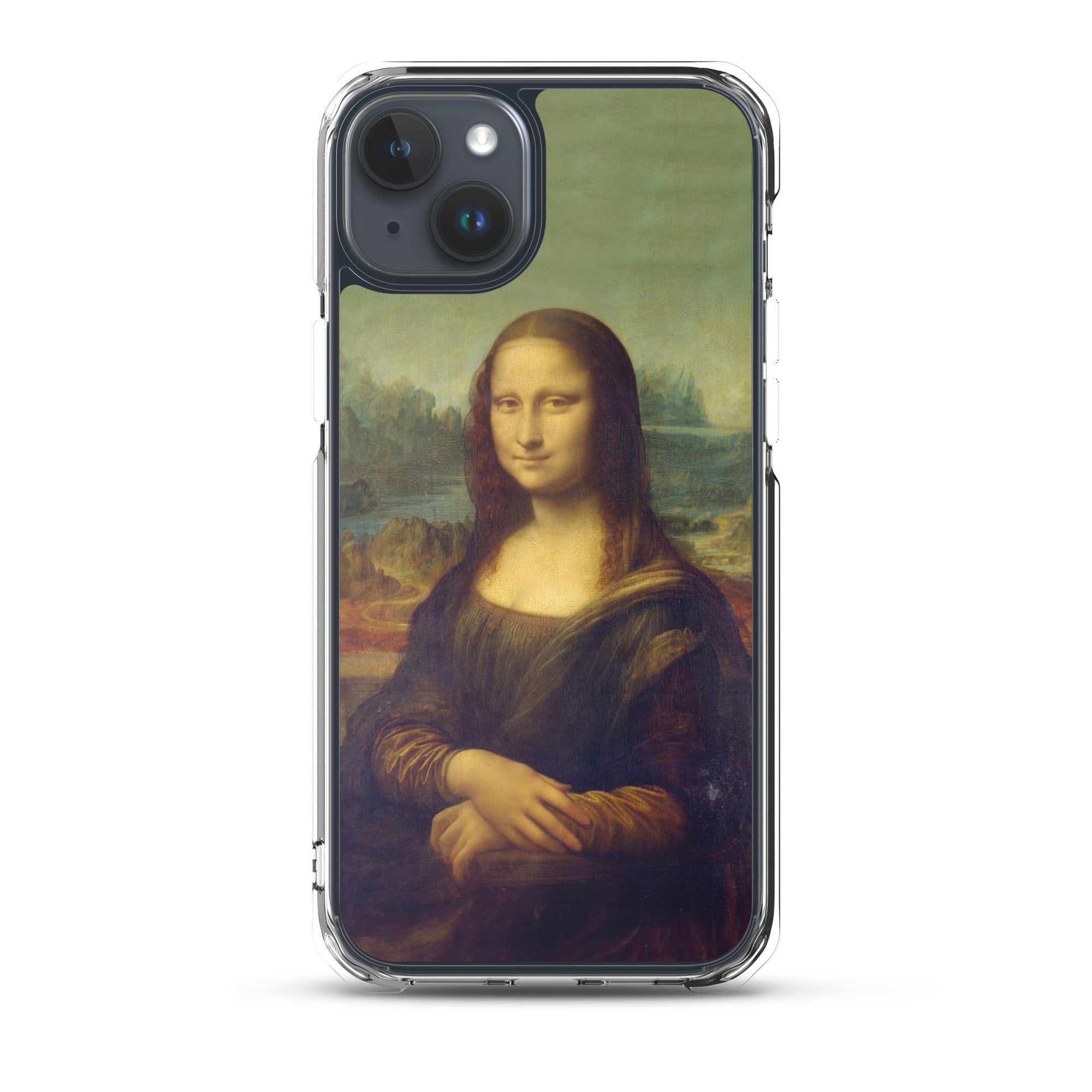 Leonardo da Vinci 'Mona Lisa' Famous Painting iPhone® Case | Clear Art Case for iPhone®