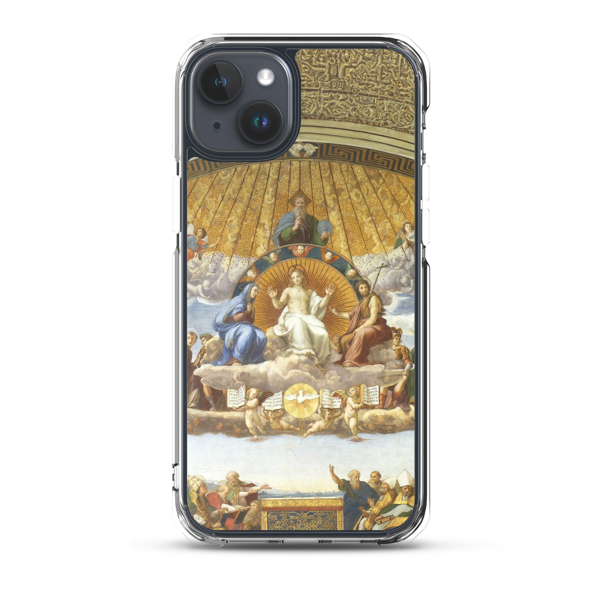 Raphael 'Disputation of the Holy Sacrament' Famous Painting iPhone® Case | Clear Art Case for iPhone®