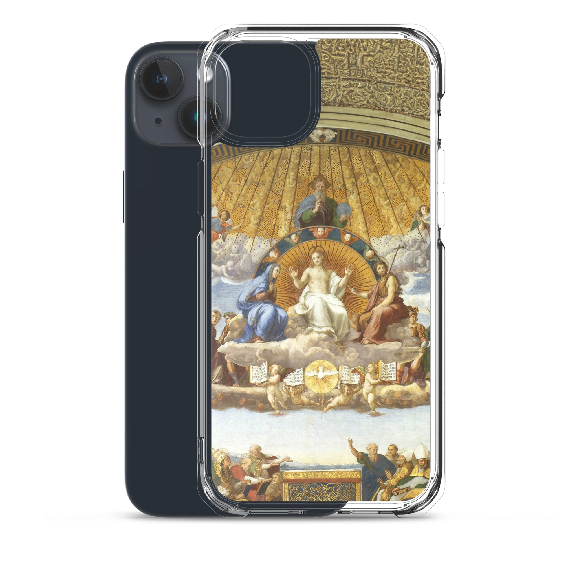 Raphael 'Disputation of the Holy Sacrament' Famous Painting iPhone® Case | Clear Art Case for iPhone®