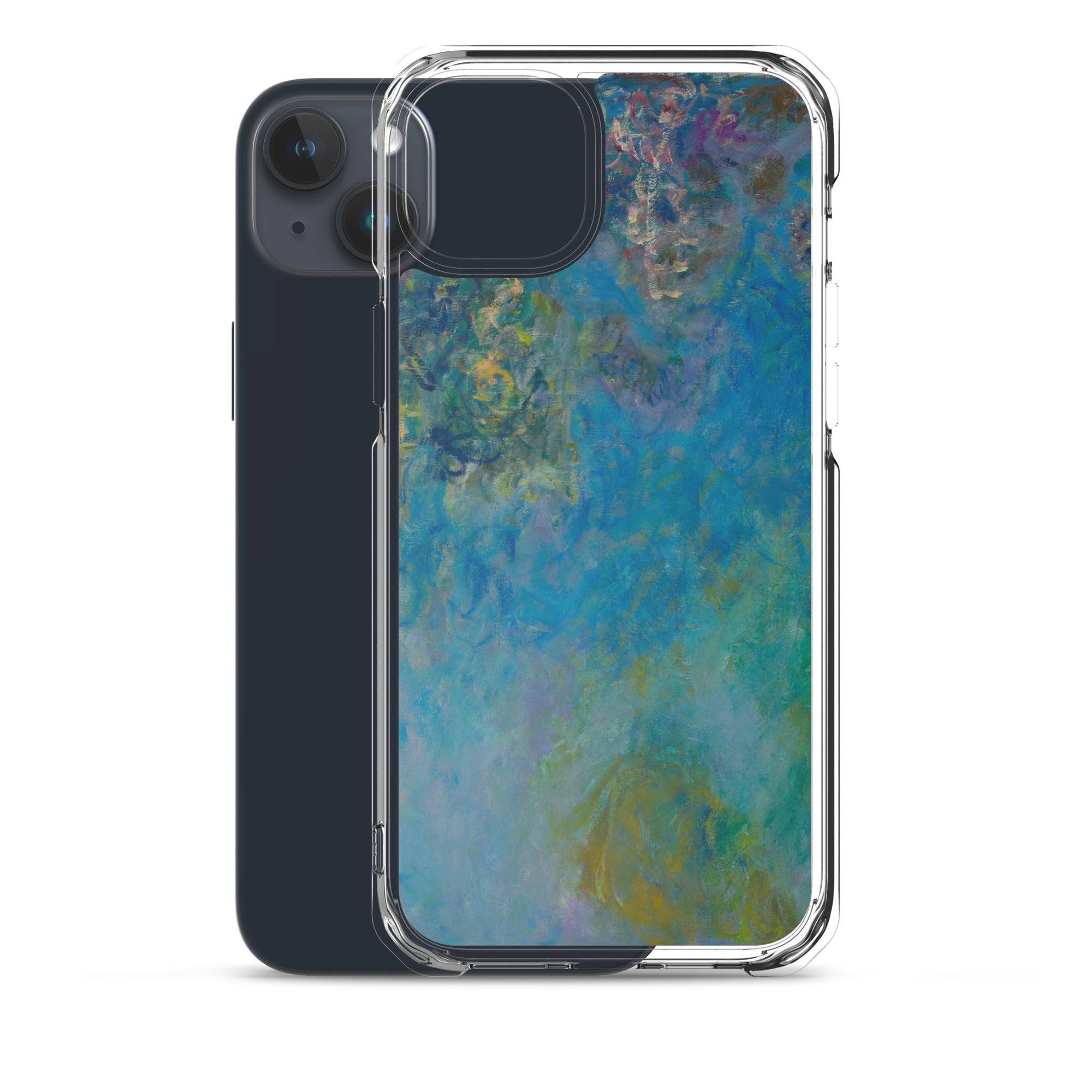 Claude Monet 'Wisteria' Famous Painting iPhone® Case | Clear Art Case for iPhone®