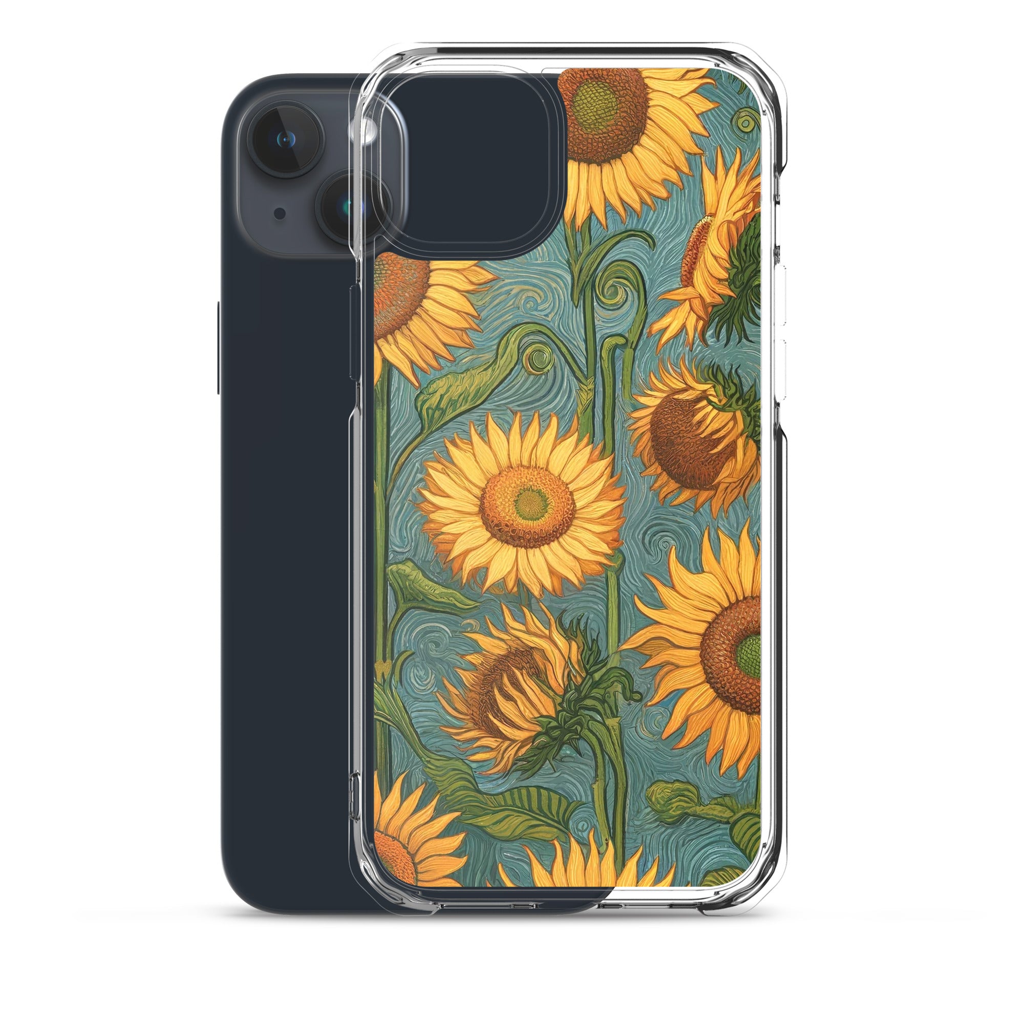 Vincent van Goghs berühmtes Gemälde „Sonnenblumen“ – iPhone®-Hülle | Transparente Kunsthülle für iPhone®