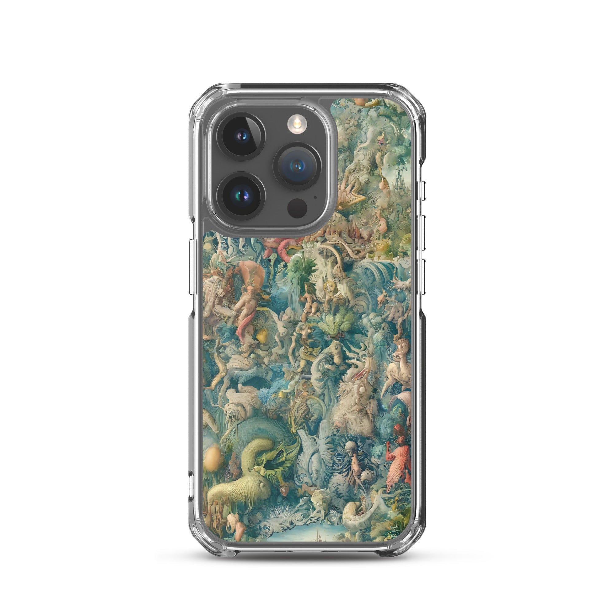 Hieronymus Bosch „Der Garten der Lüste“, berühmtes Gemälde, iPhone®-Hülle | Transparente Kunsthülle für iPhone®