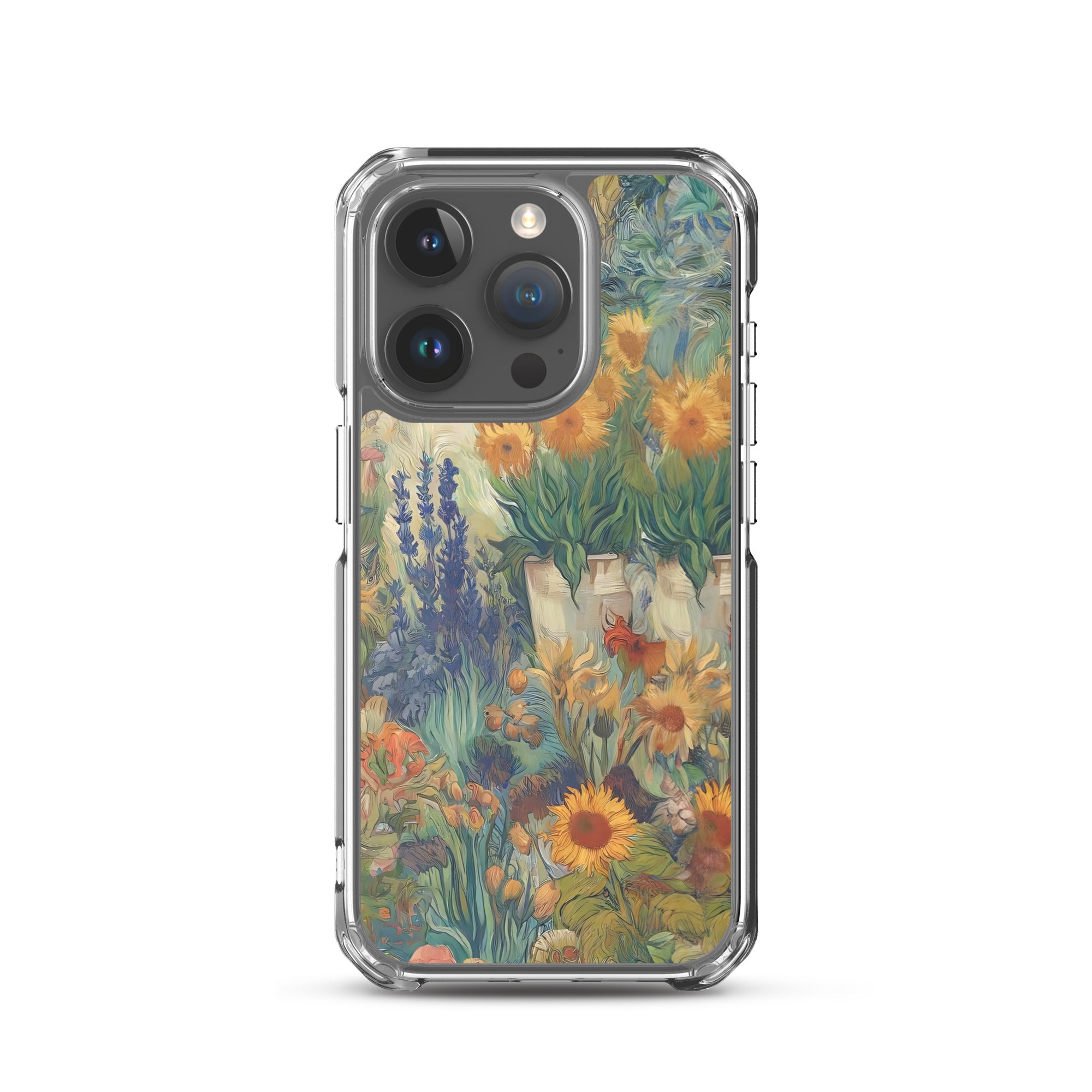 Vincent van Goghs berühmtes Gemälde „Garten in Arles“ – iPhone®-Hülle | Transparente Kunsthülle für iPhone®