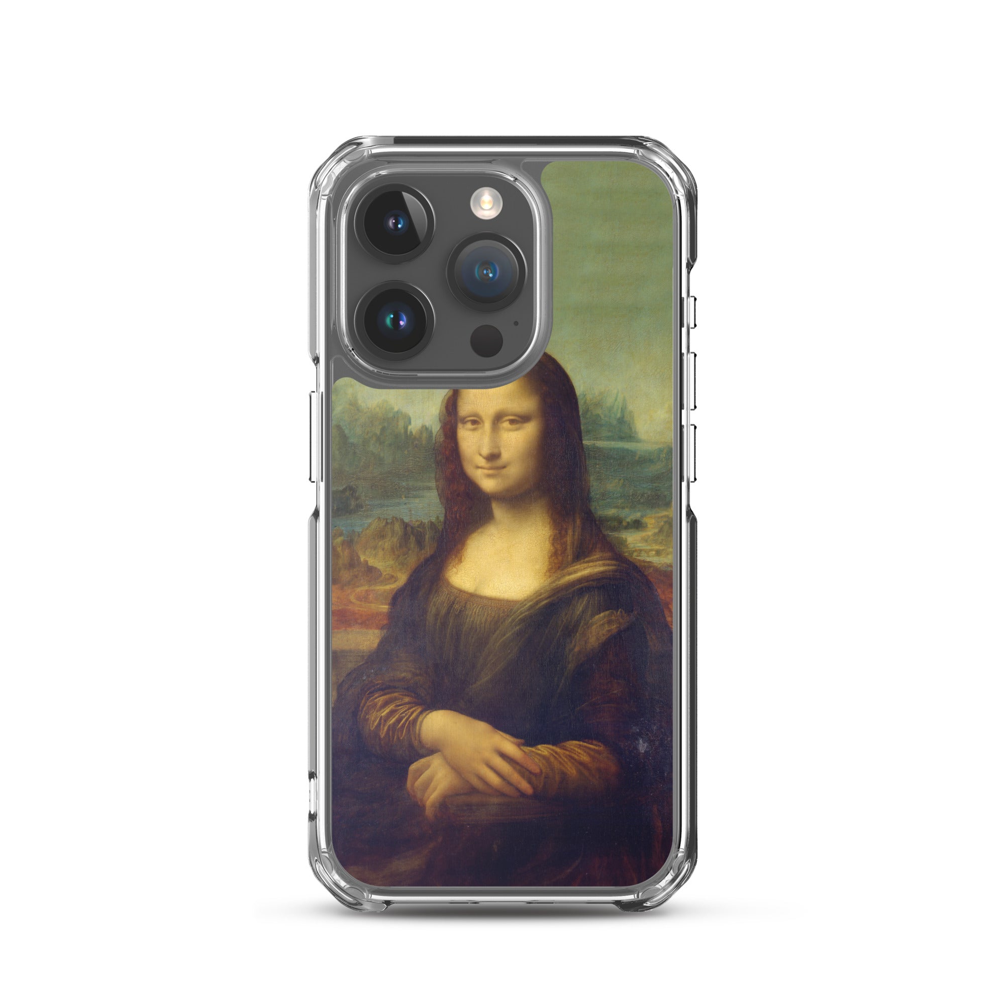 Leonardo da Vinci 'Mona Lisa' Famous Painting iPhone® Case | Clear Art Case for iPhone®