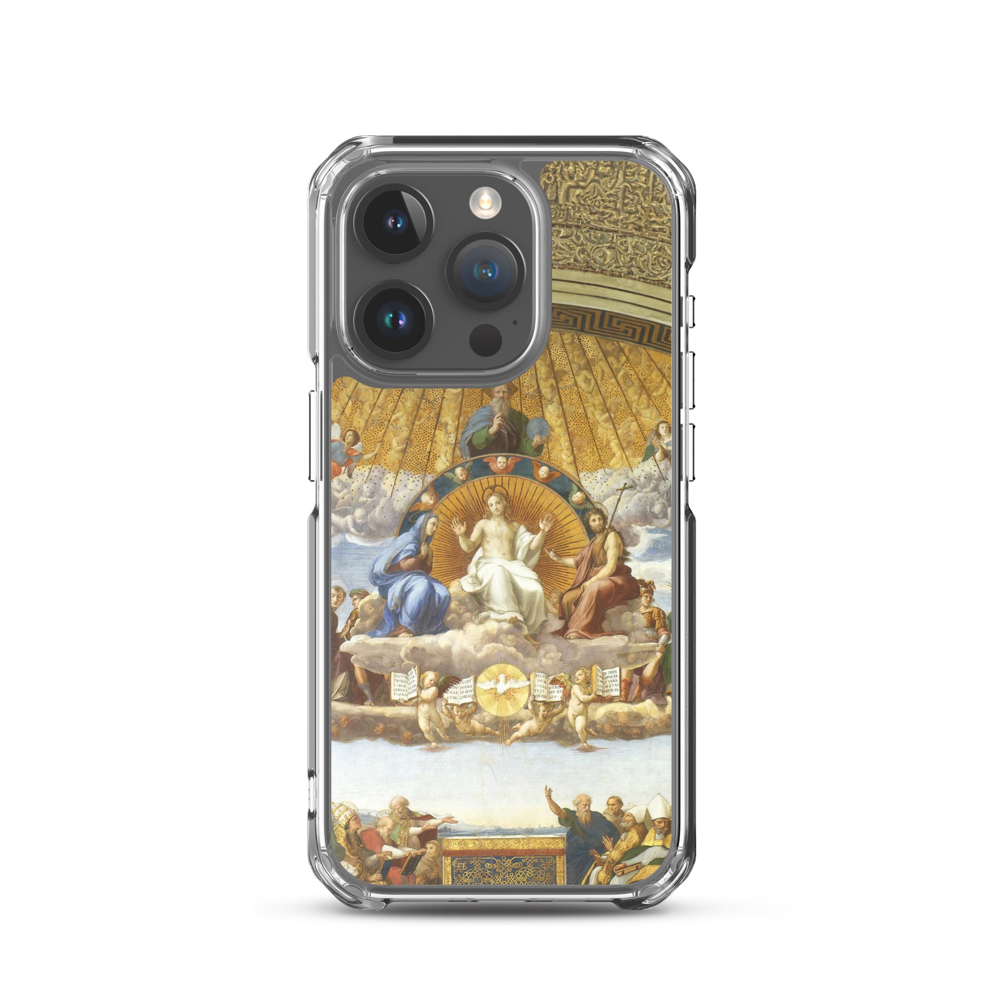 Raphael 'Disputation of the Holy Sacrament' Famous Painting iPhone® Case | Clear Art Case for iPhone®