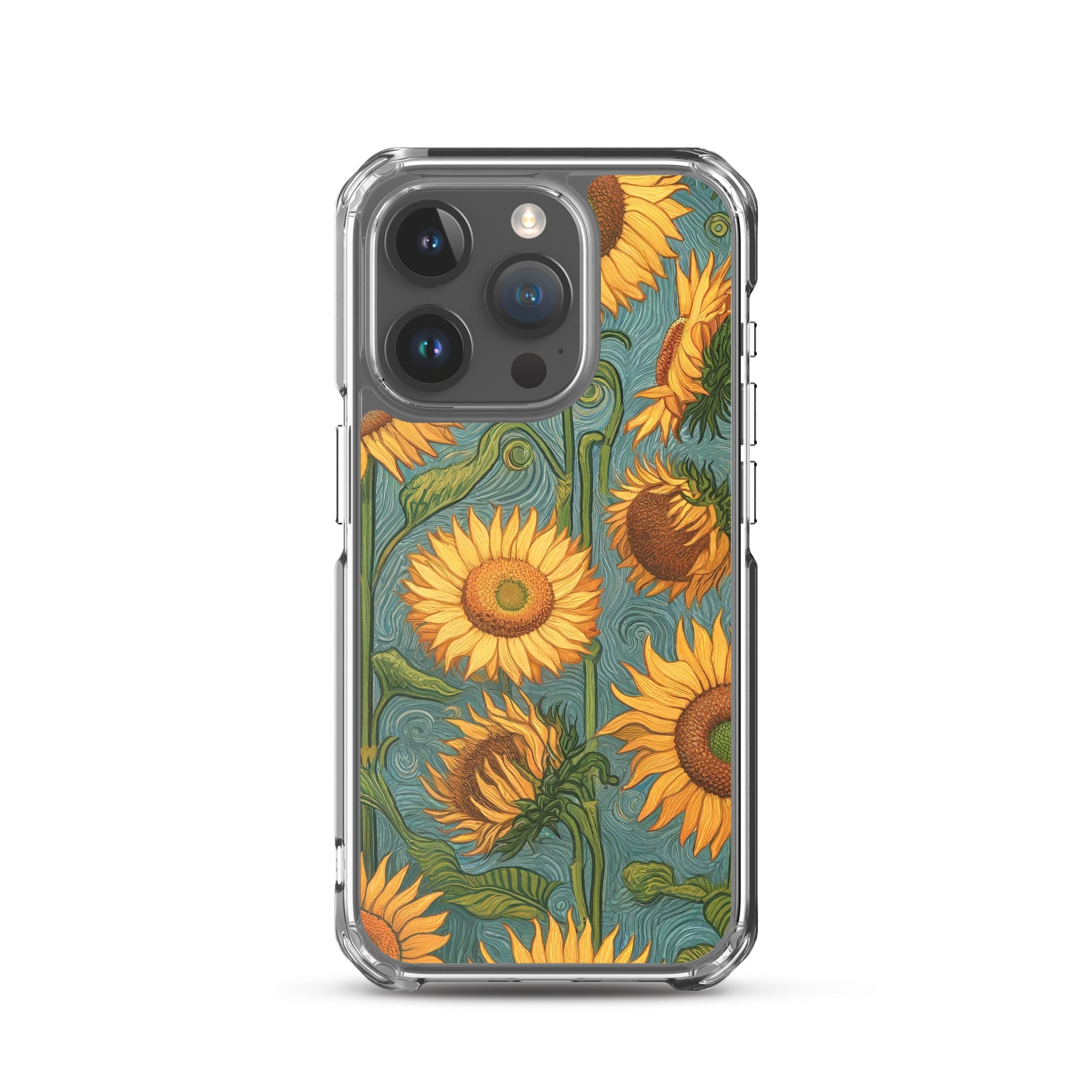 Vincent van Goghs berühmtes Gemälde „Sonnenblumen“ – iPhone®-Hülle | Transparente Kunsthülle für iPhone®