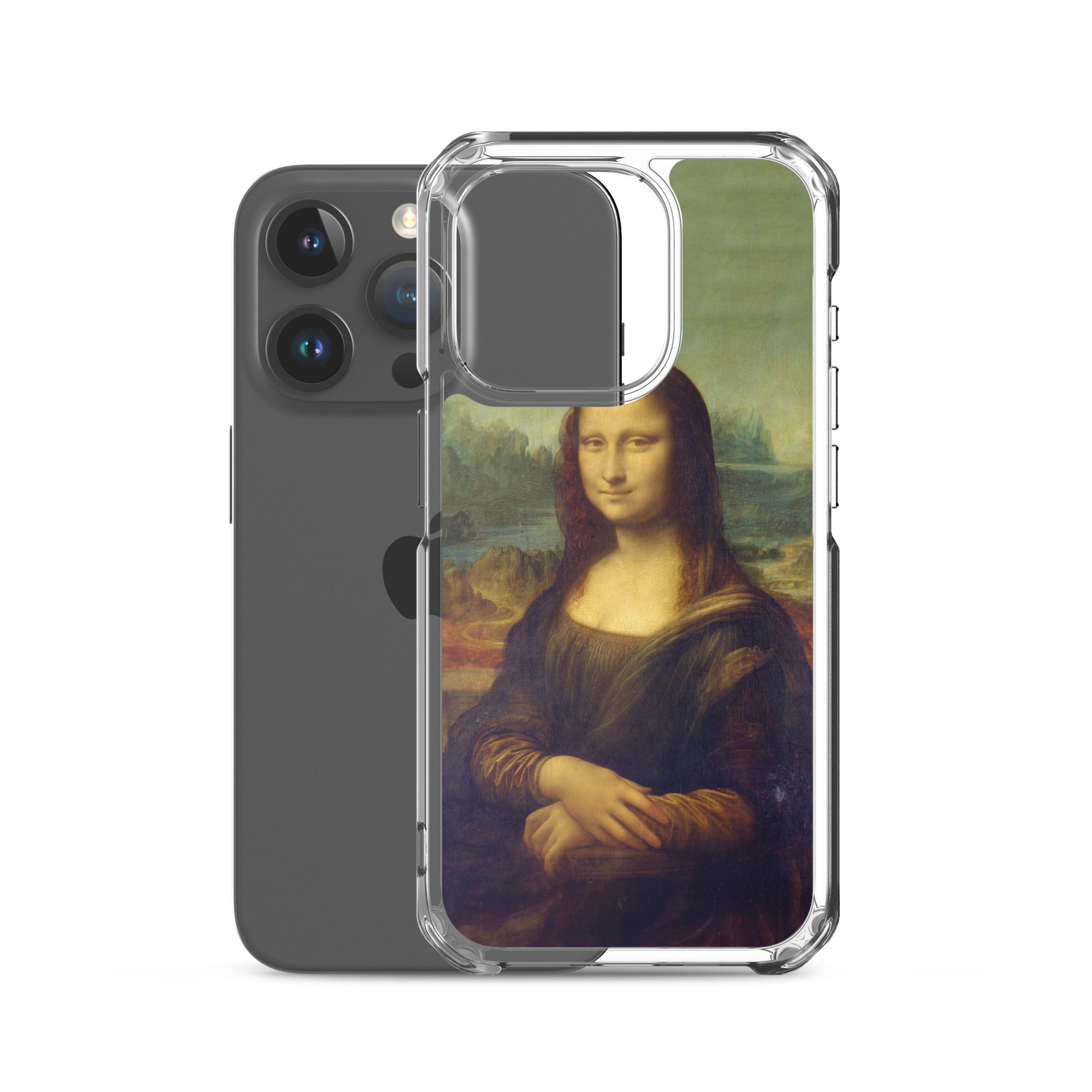 Leonardo da Vinci 'Mona Lisa' Famous Painting iPhone® Case | Clear Art Case for iPhone®