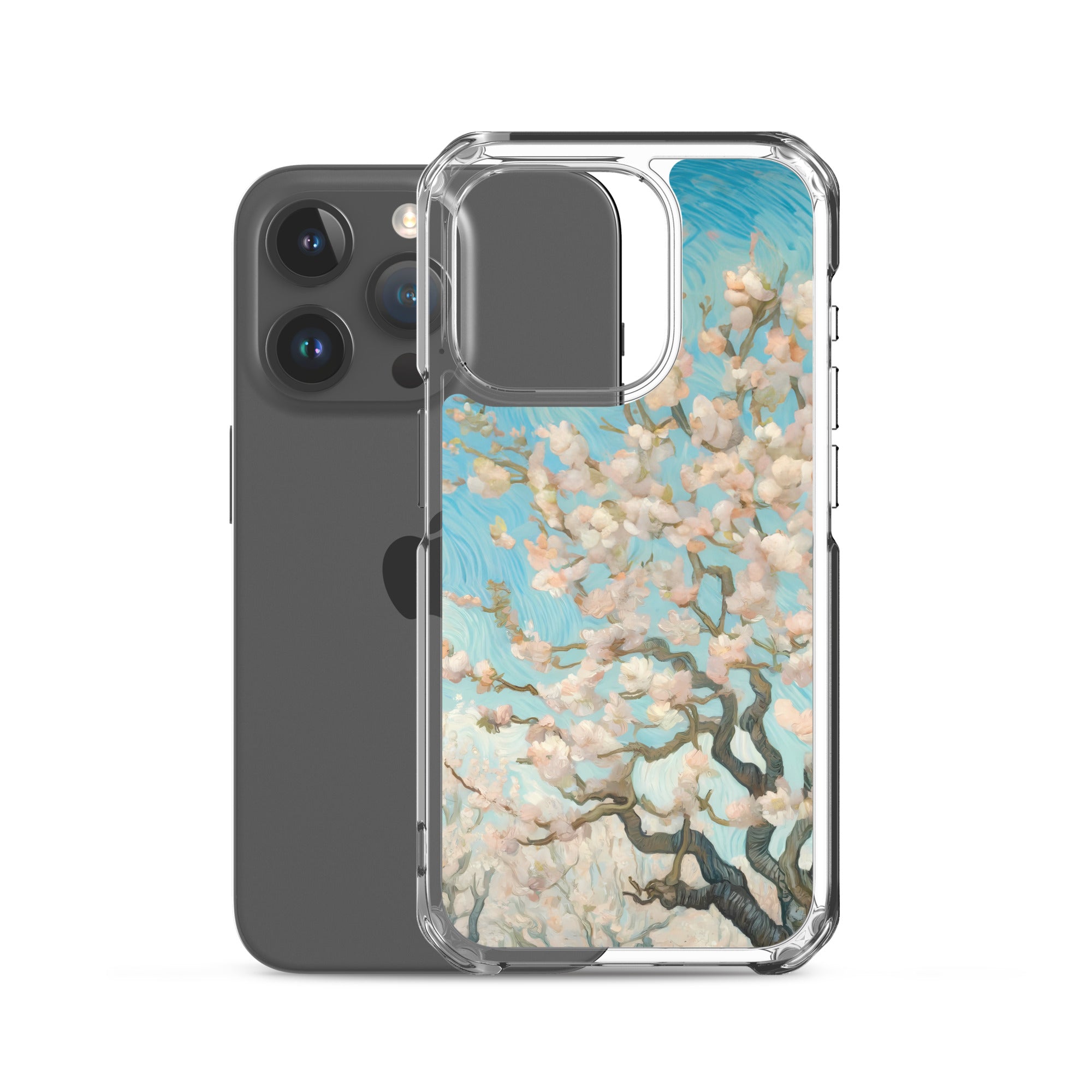 Vincent van Gogh 'Orchard in Blossom' Famous Painting iPhone® Case | Clear Art Case for iPhone®