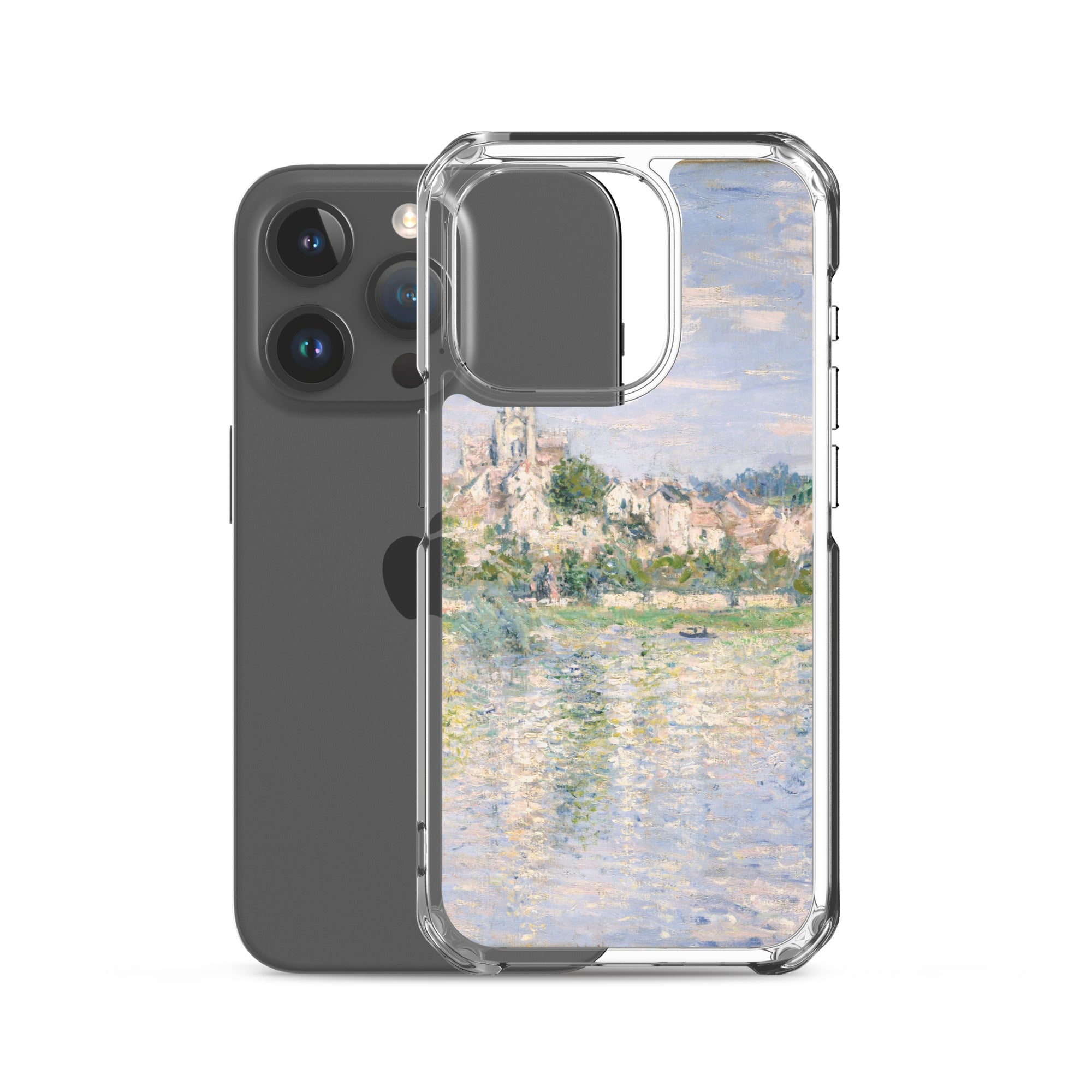 Claude Monet 'Vetheuil in Summer' Famous Painting iPhone® Case | Clear Art Case for iPhone®