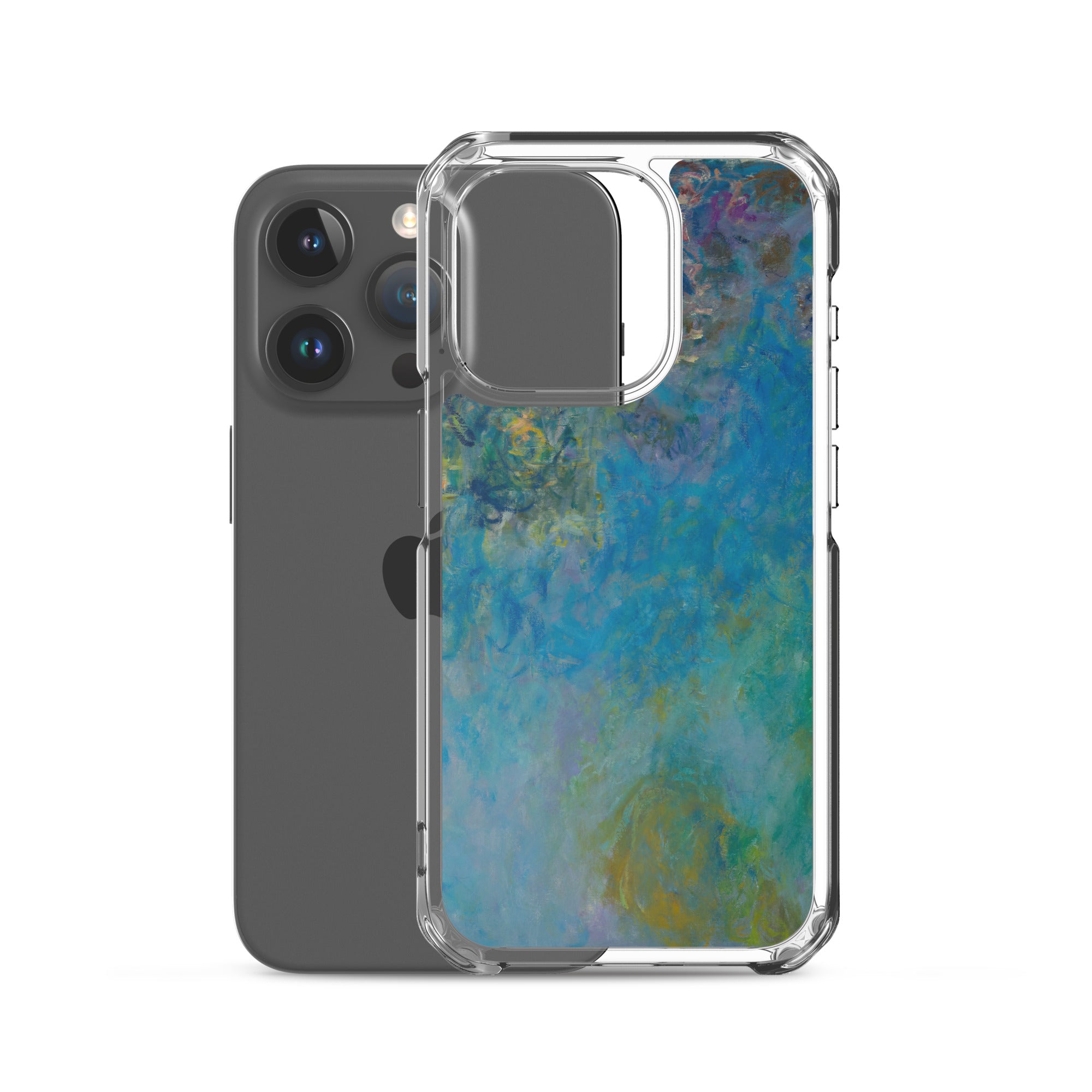 Claude Monet 'Wisteria' Famous Painting iPhone® Case | Clear Art Case for iPhone®