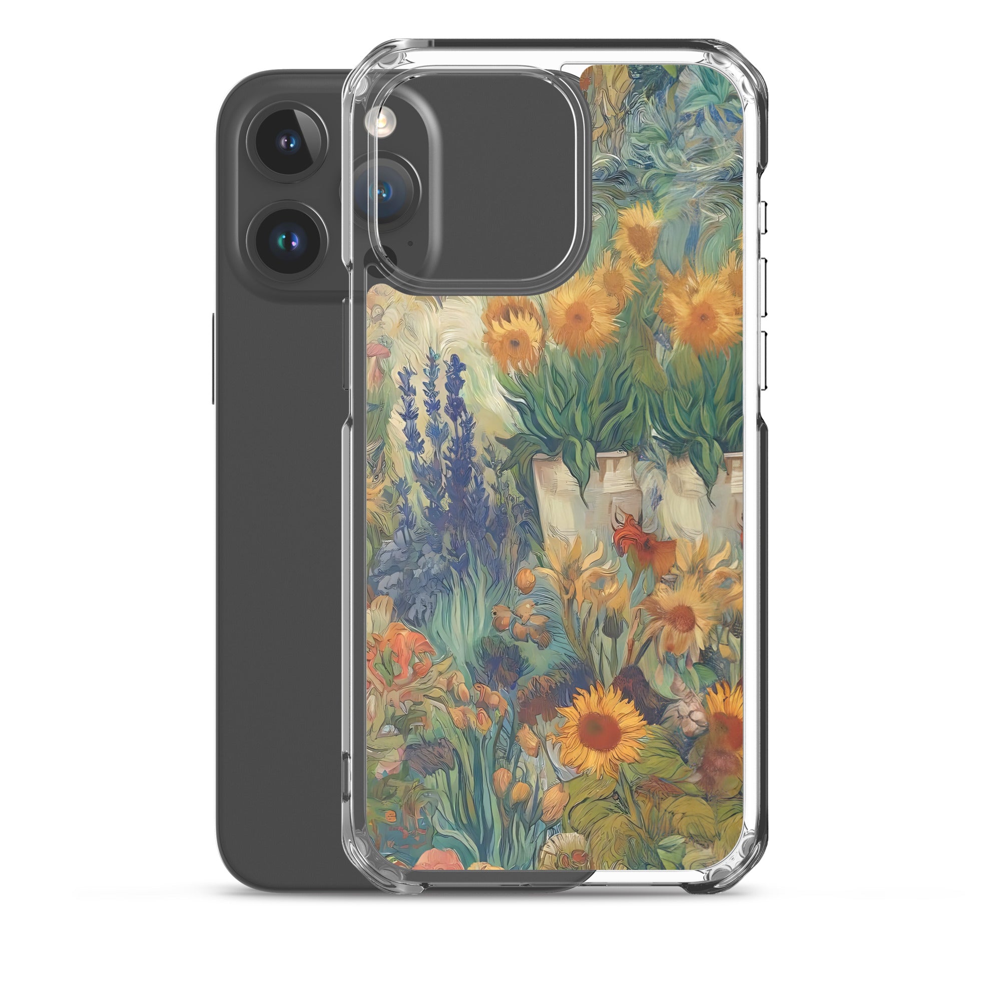 Vincent van Goghs berühmtes Gemälde „Garten in Arles“ – iPhone®-Hülle | Transparente Kunsthülle für iPhone®