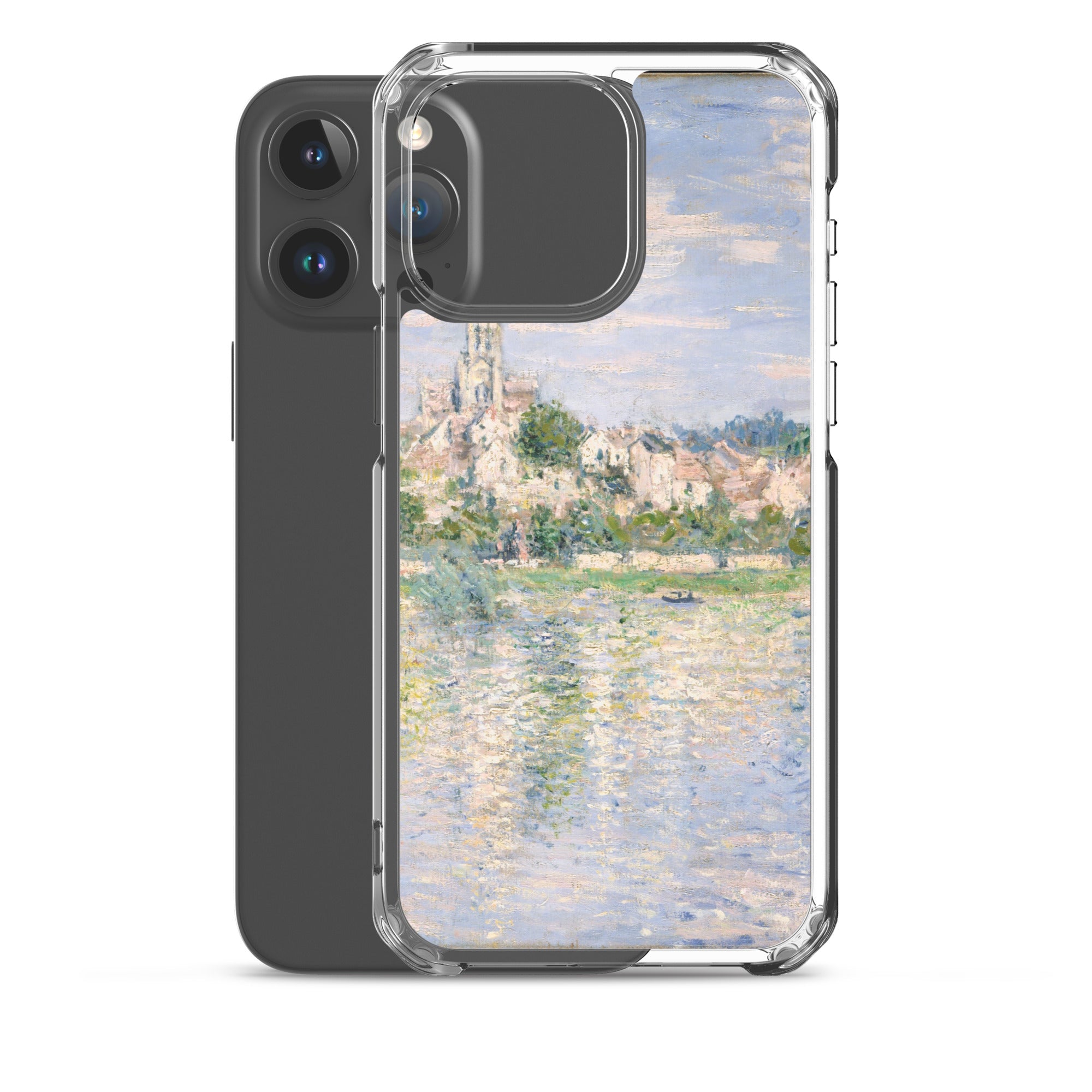 Claude Monet 'Vetheuil in Summer' Famous Painting iPhone® Case | Clear Art Case for iPhone®