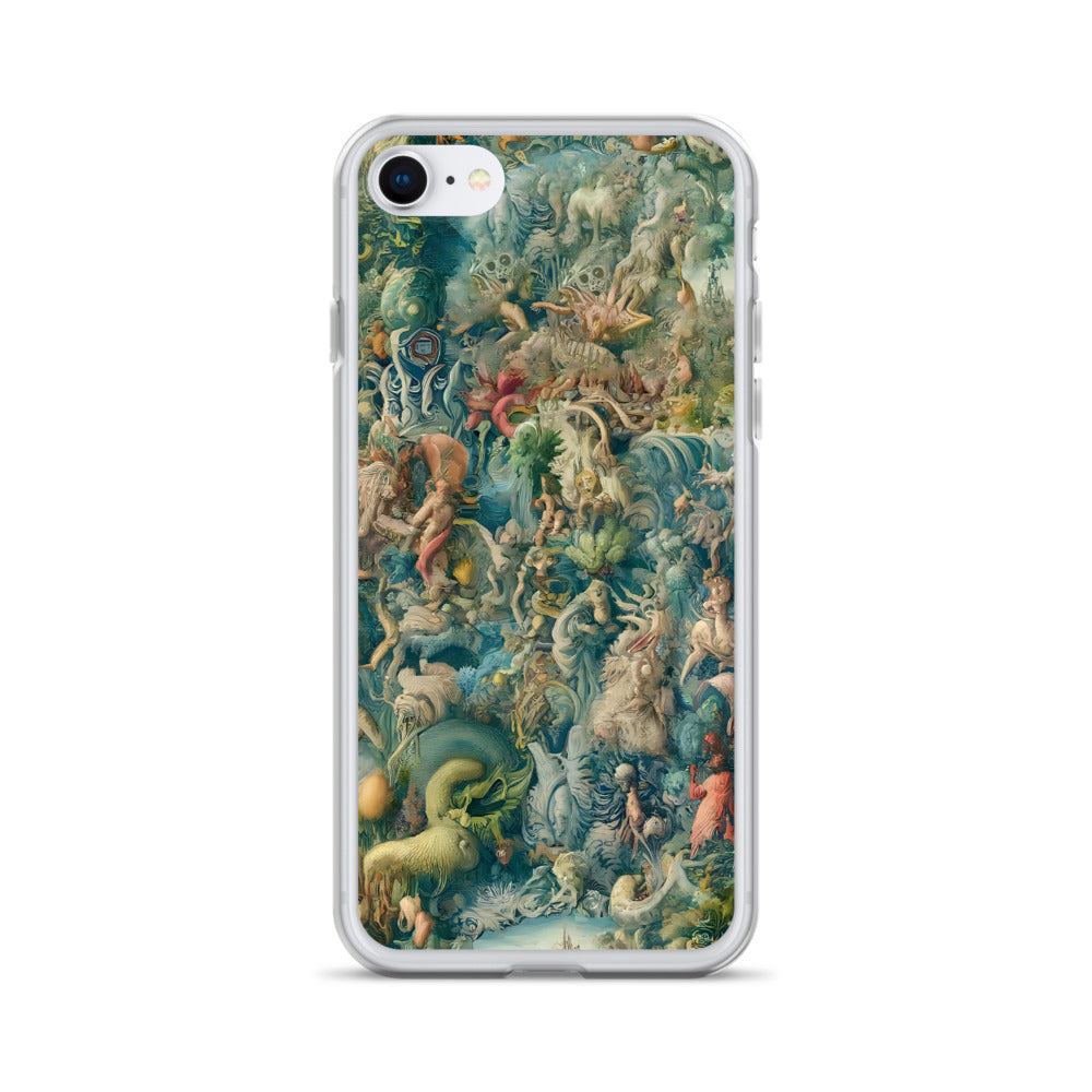Hieronymus Bosch „Der Garten der Lüste“, berühmtes Gemälde, iPhone®-Hülle | Transparente Kunsthülle für iPhone®
