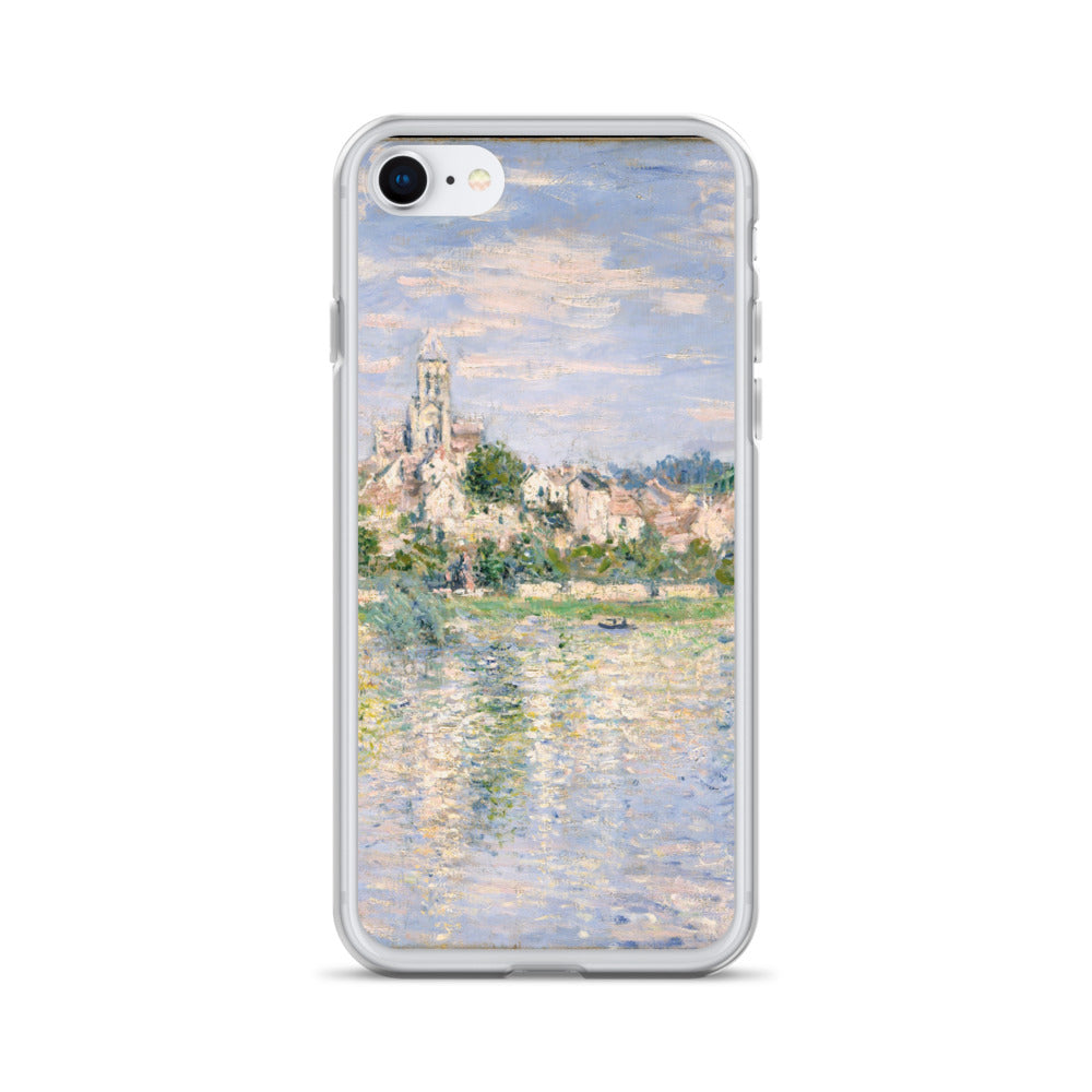 Claude Monet 'Vetheuil in Summer' Famous Painting iPhone® Case | Clear Art Case for iPhone®