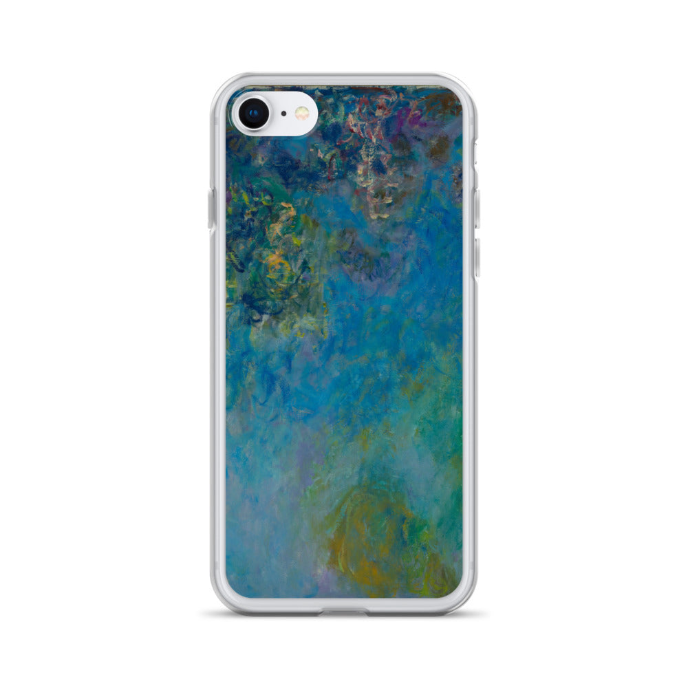 Claude Monet 'Wisteria' Famous Painting iPhone® Case | Clear Art Case for iPhone®