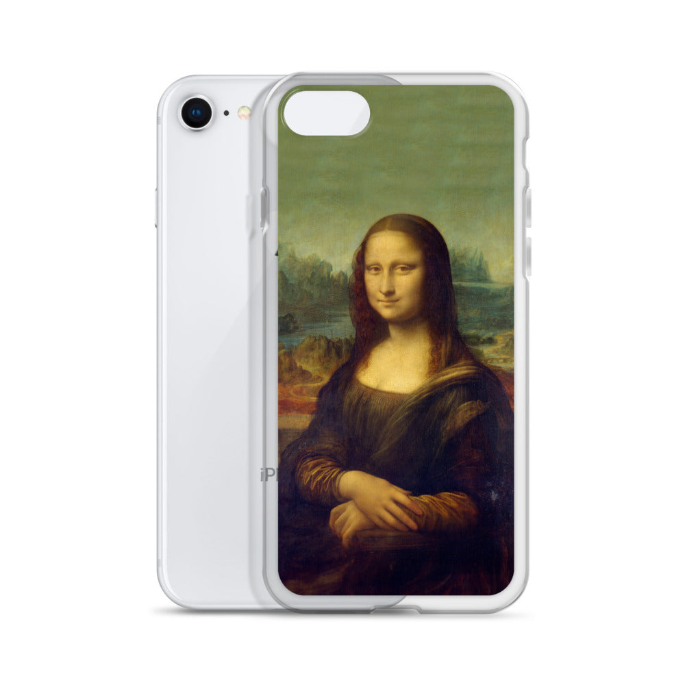 Leonardo da Vinci 'Mona Lisa' Famous Painting iPhone® Case | Clear Art Case for iPhone®