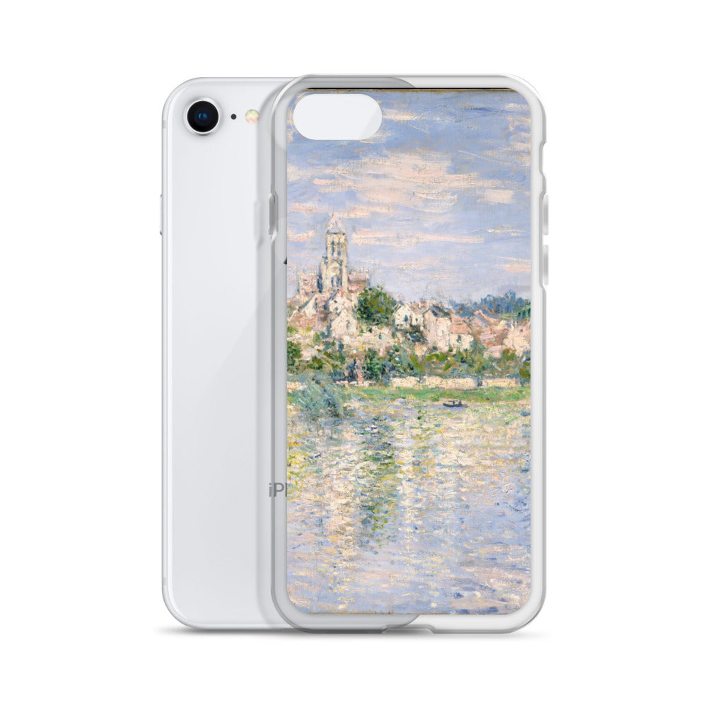 Claude Monet 'Vetheuil in Summer' Famous Painting iPhone® Case | Clear Art Case for iPhone®