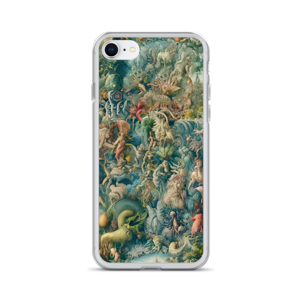 Hieronymus Bosch 'The Garden of Earthly Delights' Famous Painting iPhone® Case | Clear Art Case for iPhone®