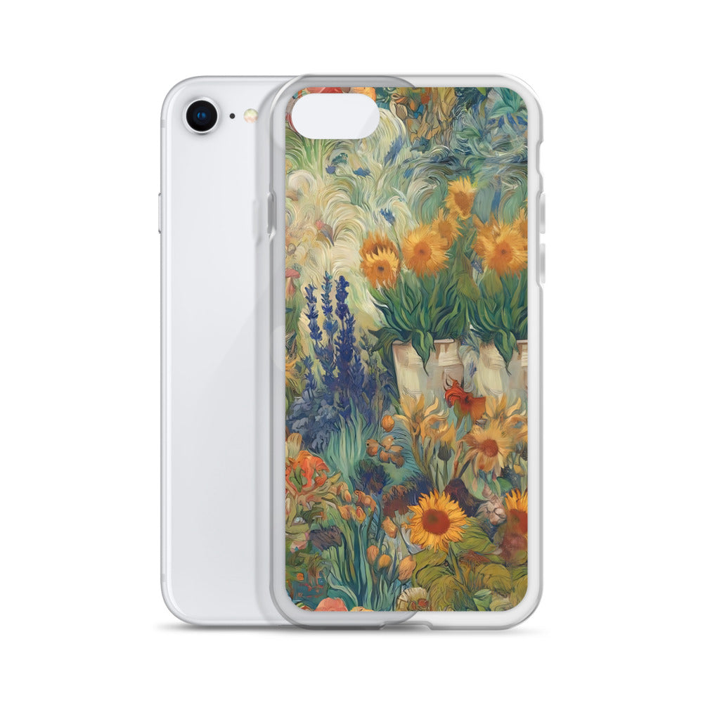 Vincent van Gogh 'Garden at Arles' Famous Painting iPhone® Case | Clear Art Case for iPhone®