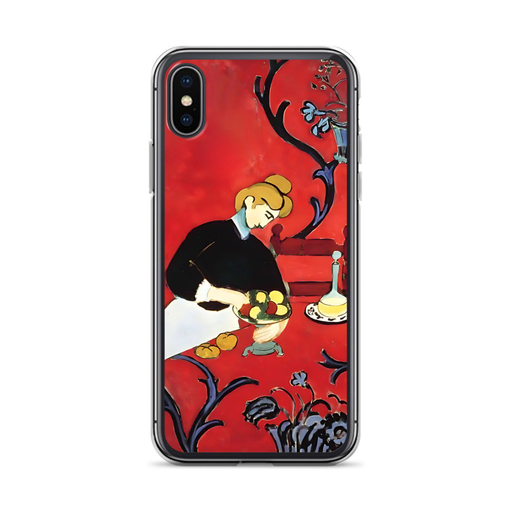 Henri Matisse „Das rote Zimmer“ – berühmtes Gemälde – iPhone®-Hülle | Transparente Kunsthülle für iPhone®