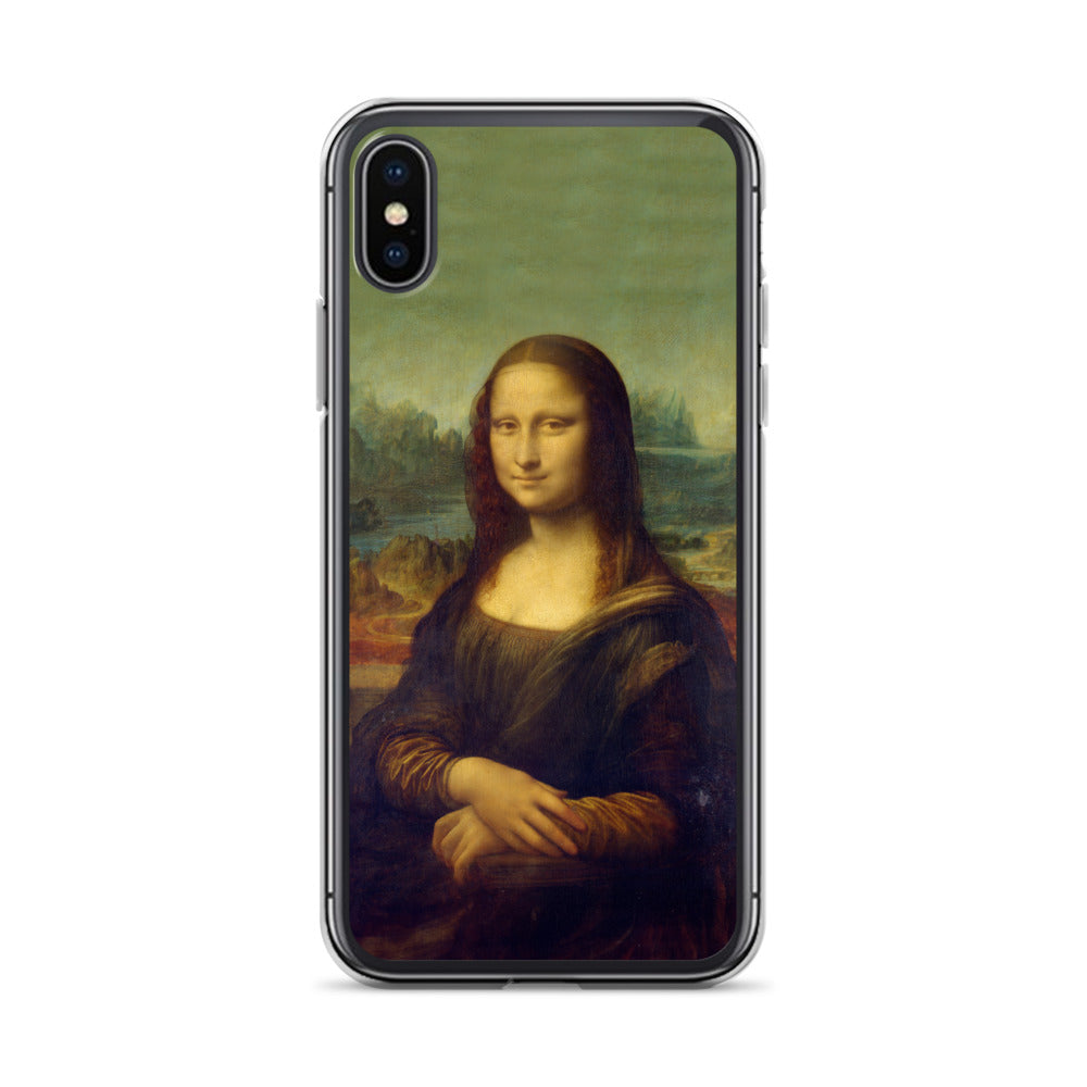 Leonardo da Vinci 'Mona Lisa' Famous Painting iPhone® Case | Clear Art Case for iPhone®