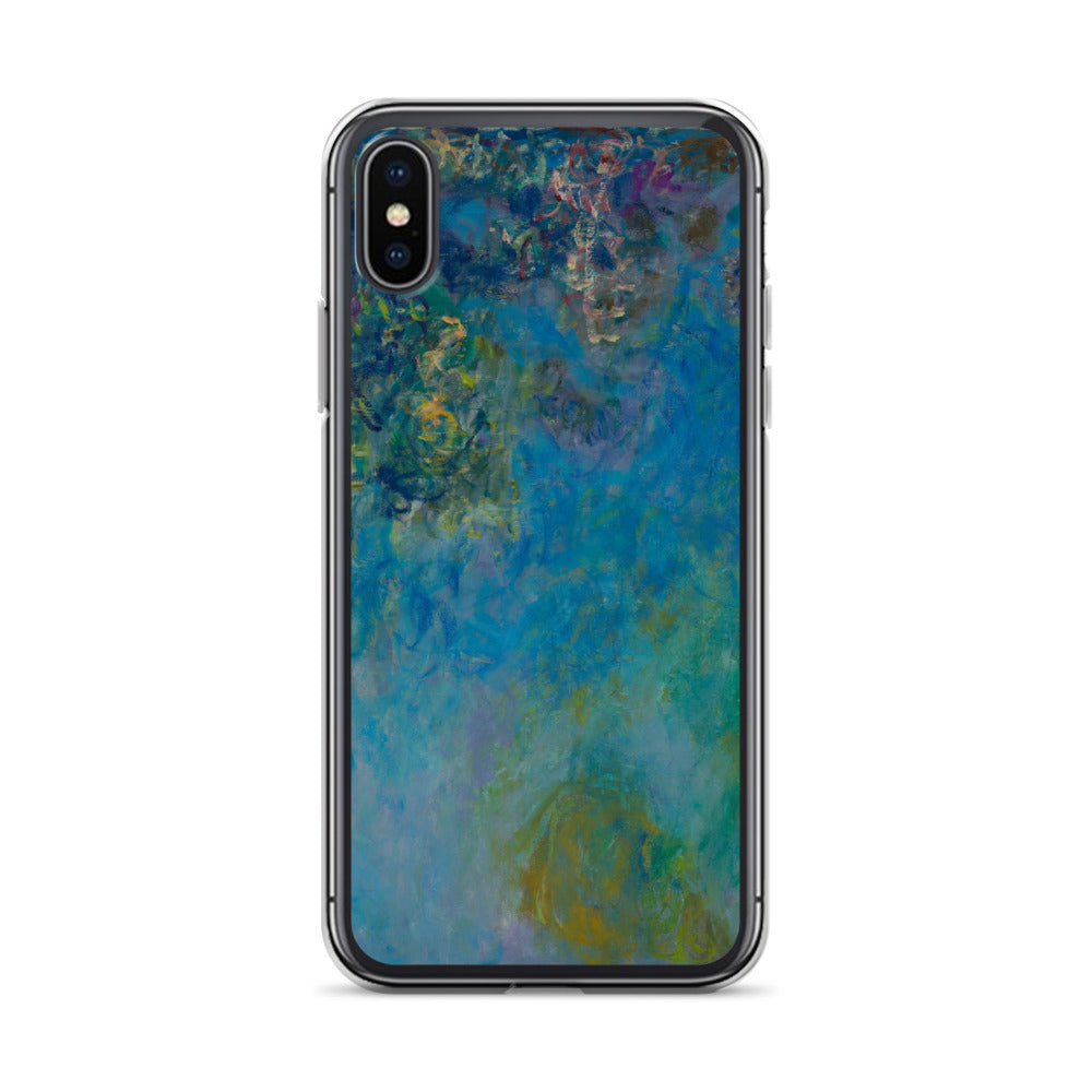 Claude Monet 'Wisteria' Famous Painting iPhone® Case | Clear Art Case for iPhone®