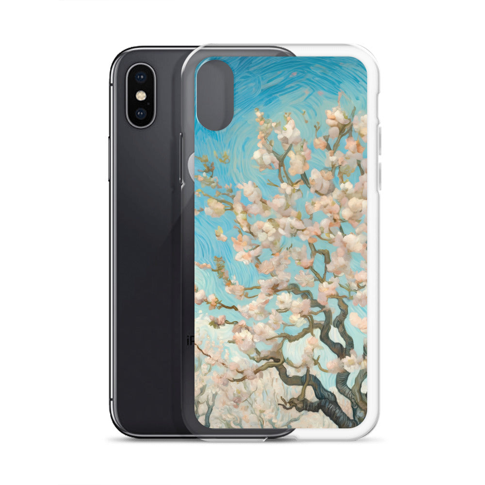 Vincent van Gogh 'Orchard in Blossom' Famous Painting iPhone® Case | Clear Art Case for iPhone®