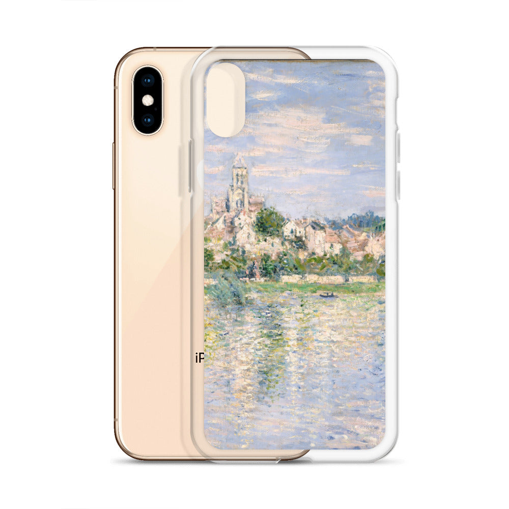 Claude Monet 'Vetheuil in Summer' Famous Painting iPhone® Case | Clear Art Case for iPhone®