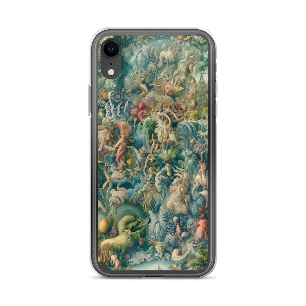 Hieronymus Bosch „Der Garten der Lüste“, berühmtes Gemälde, iPhone®-Hülle | Transparente Kunsthülle für iPhone®