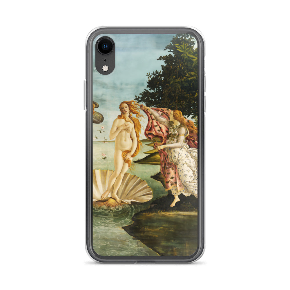 Sandro Botticellis berühmtes Gemälde „Die Geburt der Venus“ – iPhone®-Hülle | Transparente Kunsthülle für iPhone®