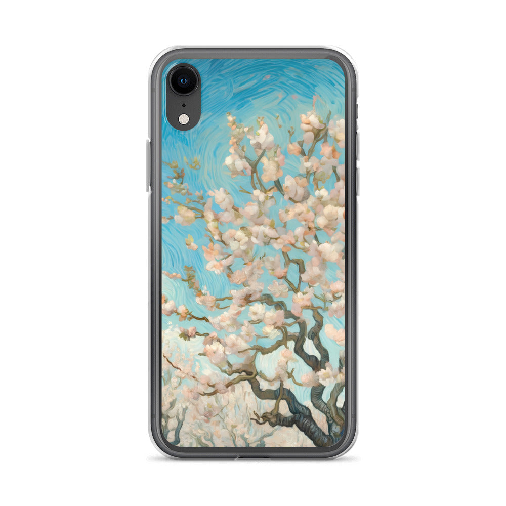 Vincent van Gogh „Blühender Obstgarten“, berühmtes Gemälde, iPhone®-Hülle | Transparente Kunsthülle für iPhone®