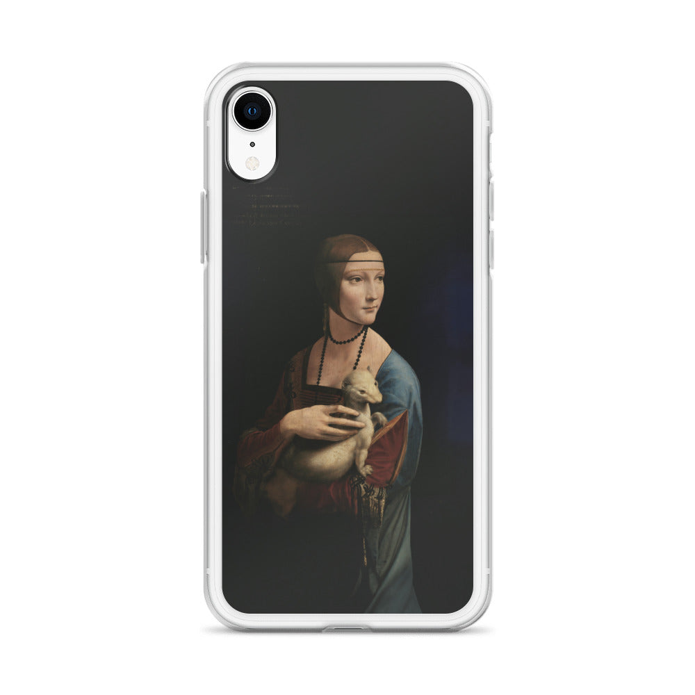 Leonardo da Vinci 'Lady with an Ermine' Famous Painting iPhone® Case | Clear Art Case for iPhone®