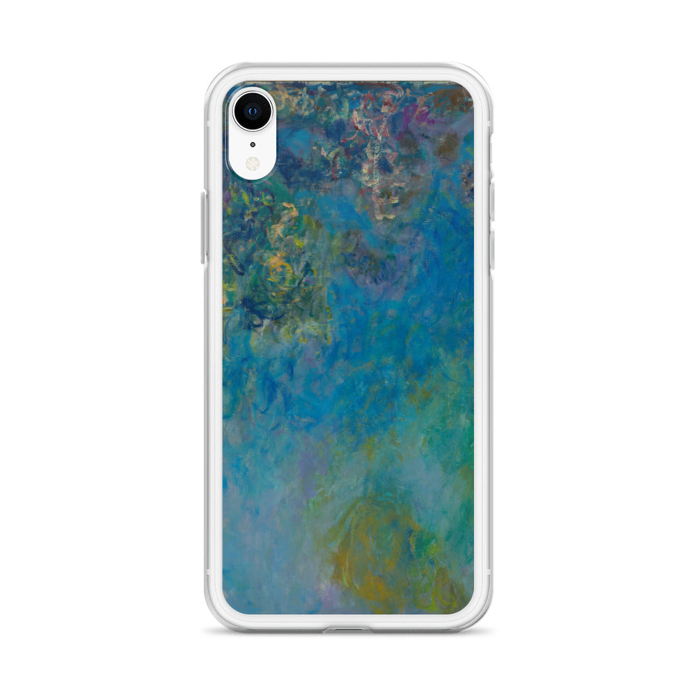 Claude Monet 'Wisteria' Famous Painting iPhone® Case | Clear Art Case for iPhone®