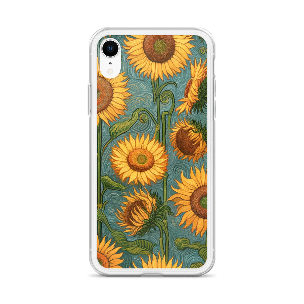 Vincent van Goghs berühmtes Gemälde „Sonnenblumen“ – iPhone®-Hülle | Transparente Kunsthülle für iPhone®