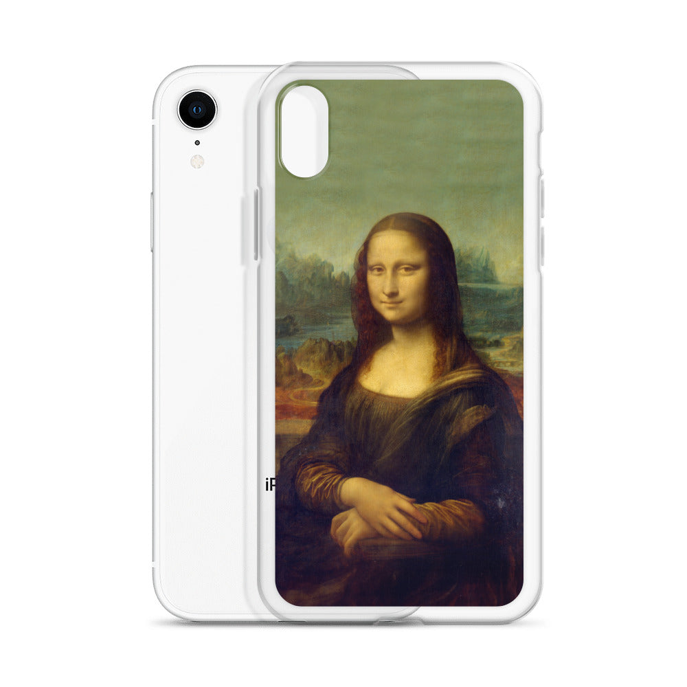 Leonardo da Vinci 'Mona Lisa' Famous Painting iPhone® Case | Clear Art Case for iPhone®