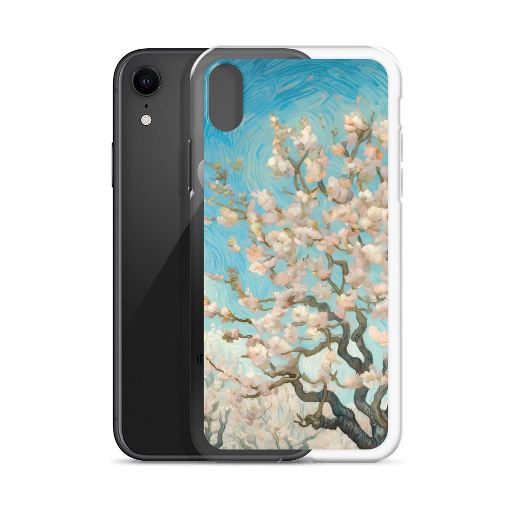 Vincent van Gogh 'Orchard in Blossom' Famous Painting iPhone® Case | Clear Art Case for iPhone®