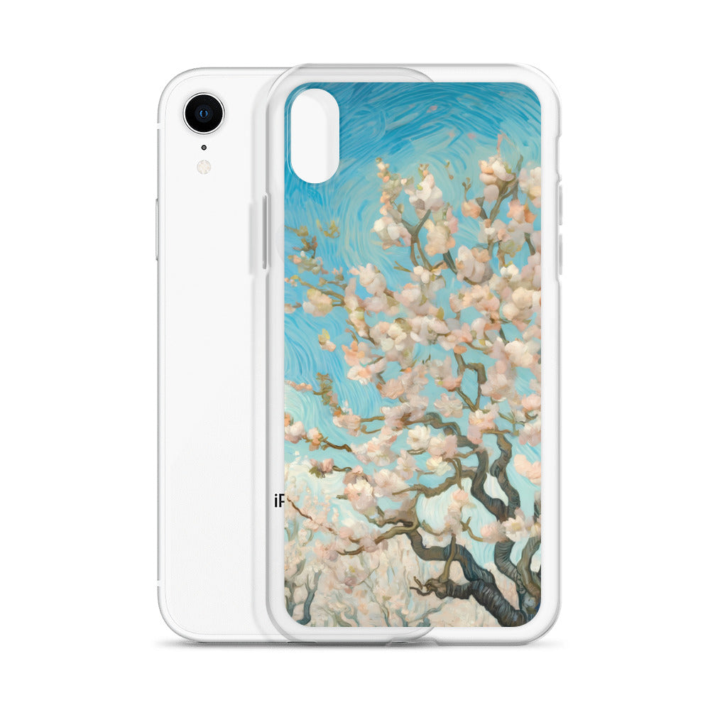 Vincent van Gogh 'Orchard in Blossom' Famous Painting iPhone® Case | Clear Art Case for iPhone®