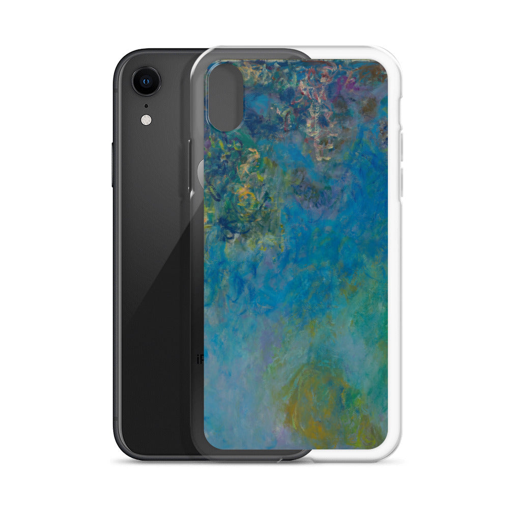 Claude Monet 'Wisteria' Famous Painting iPhone® Case | Clear Art Case for iPhone®