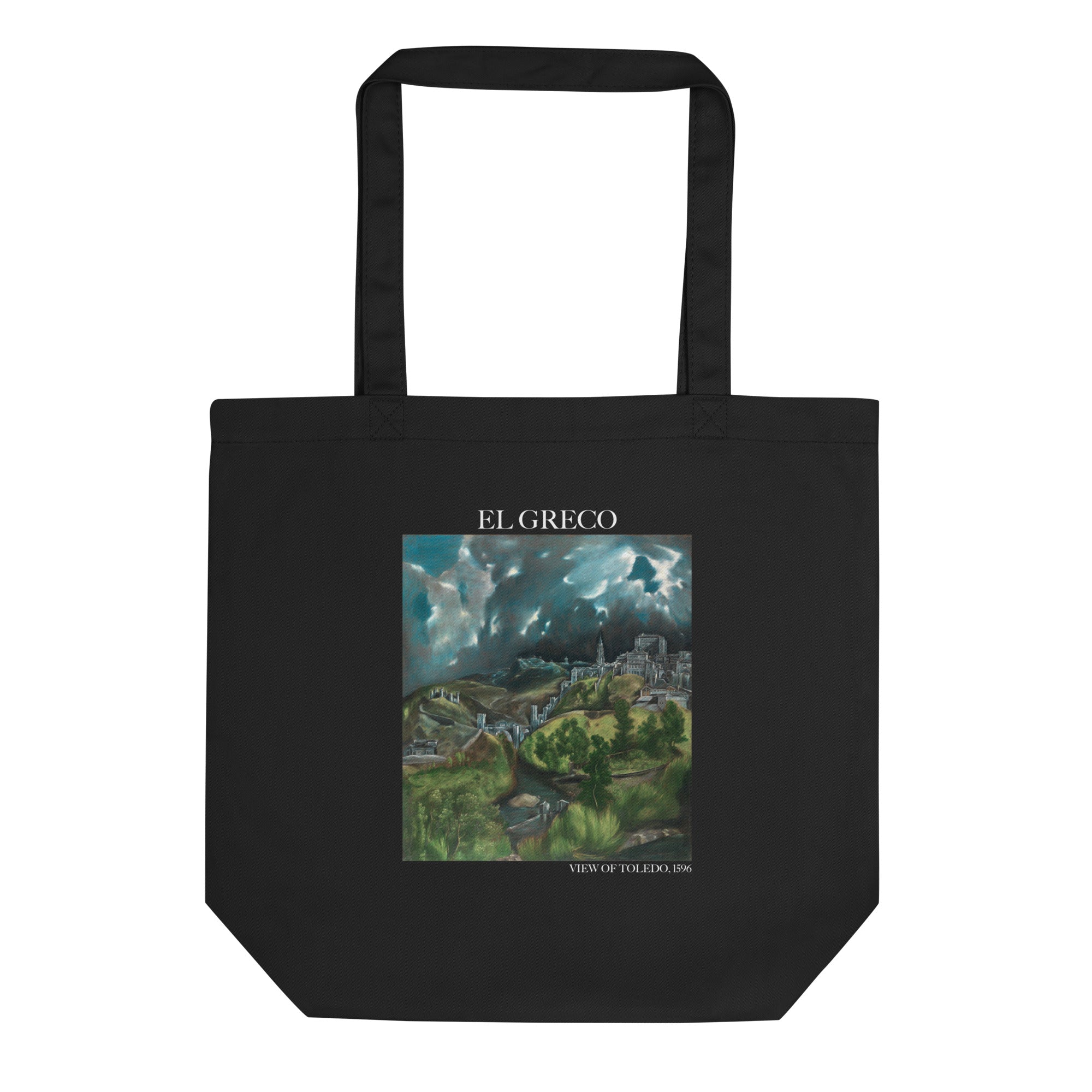 El Greco 'View of Toledo' Famous Painting Totebag | Eco Friendly Art Tote Bag