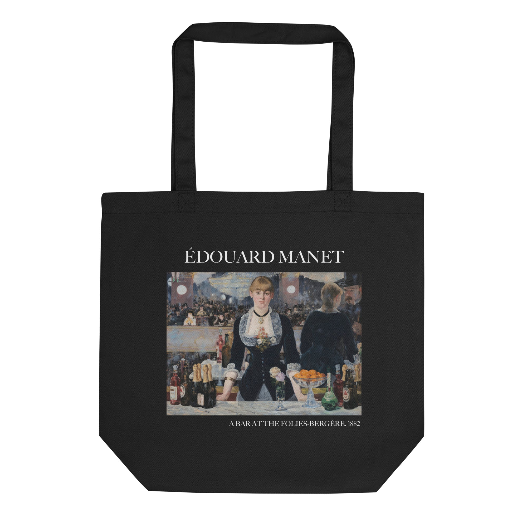 Édouard Manet 'A Bar at the Folies-Bergère' Famous Painting Totebag | Eco Friendly Art Tote Bag