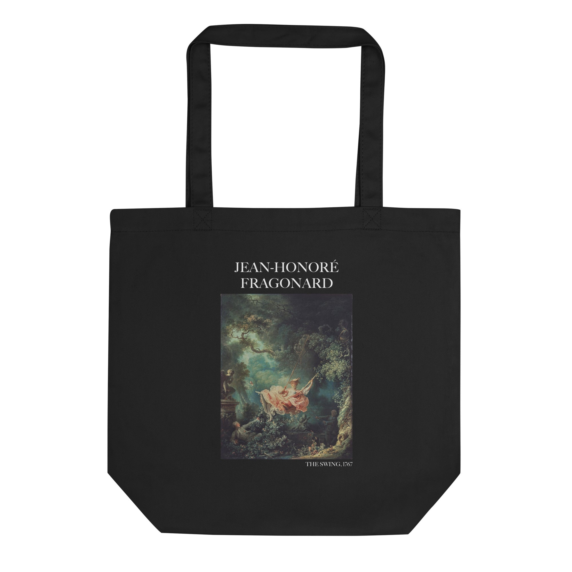 Jean-Honoré Fragonard 'The Swing' Famous Painting Totebag | Eco Friendly Art Tote Bag