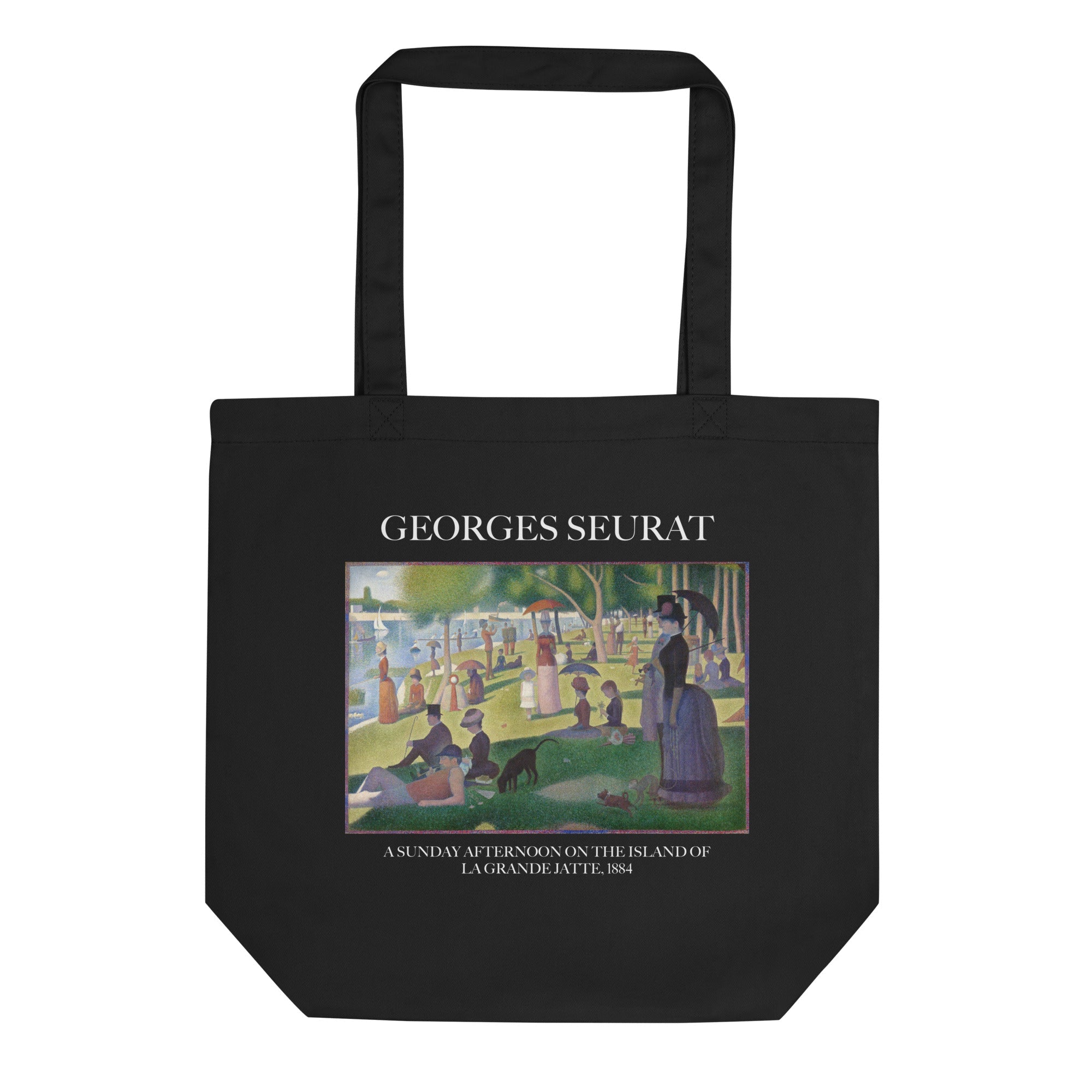 Georges Seurat 'A Sunday Afternoon on the Island of La Grande Jatte' Famous Painting Totebag | Eco Friendly Art Tote Bag