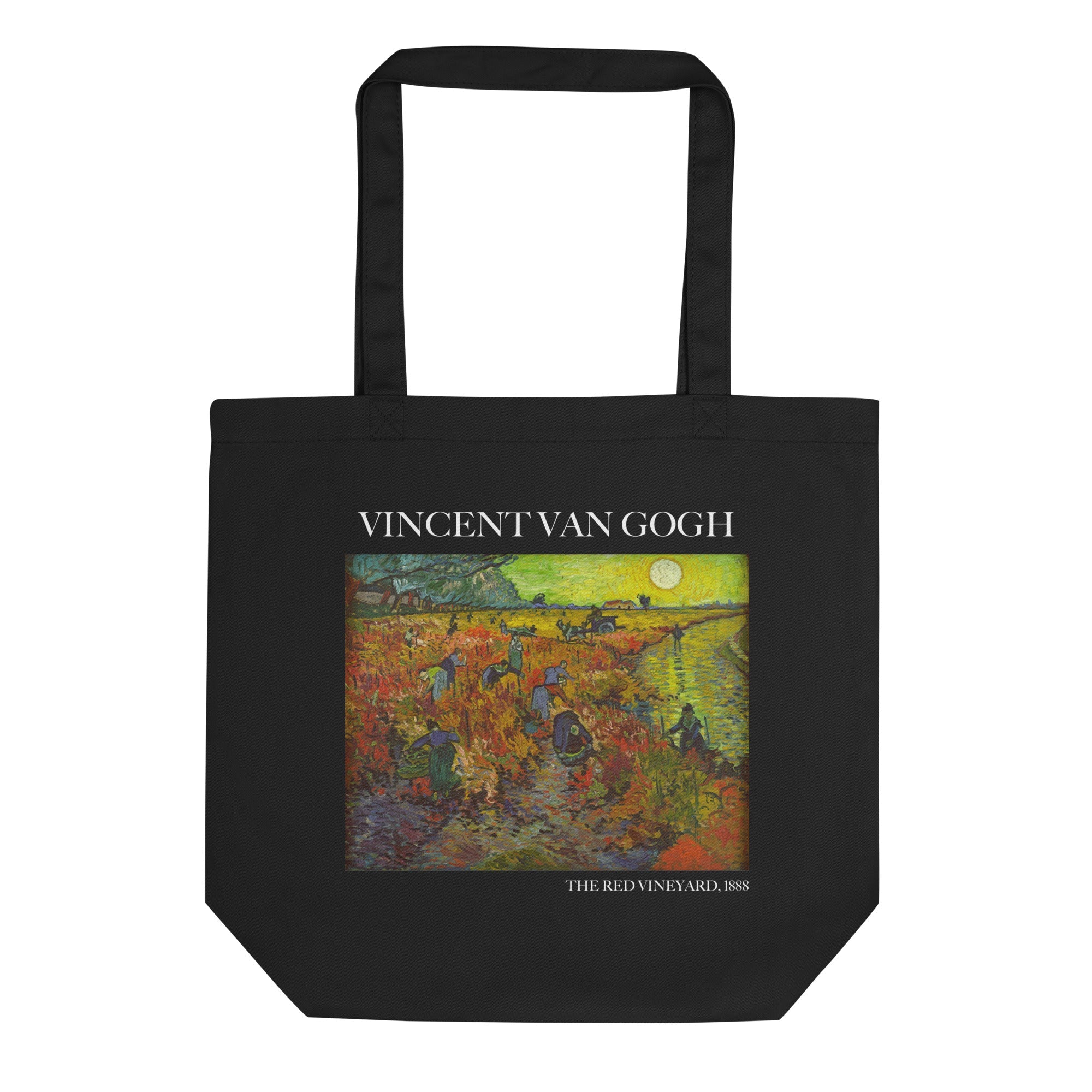 Vincent van Gogh 'The Red Vineyard' Famous Painting Totebag | Eco Friendly Art Tote Bag